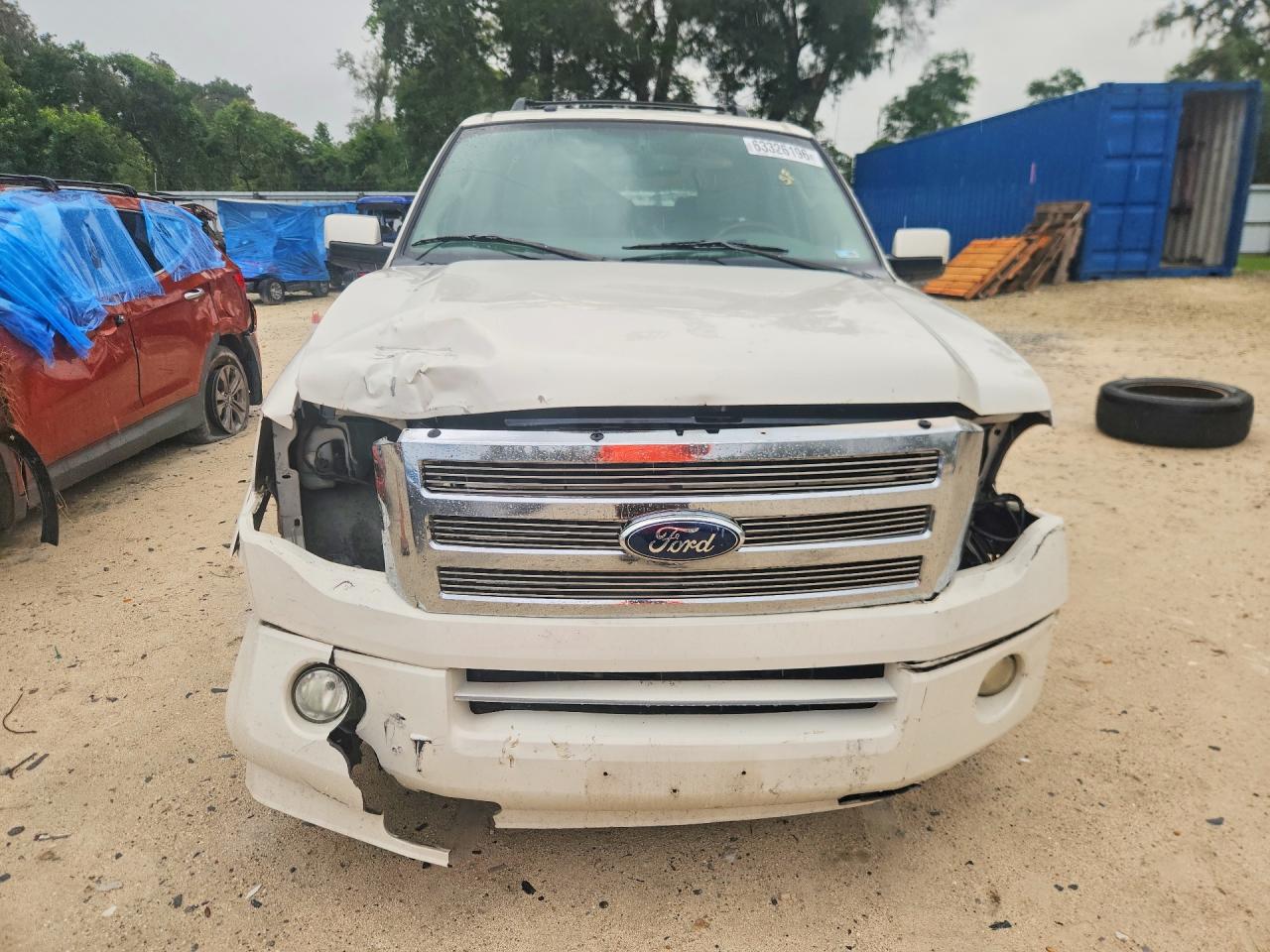 2008 Ford Expedition Limited White vin: 1FMFU19598LA33443
