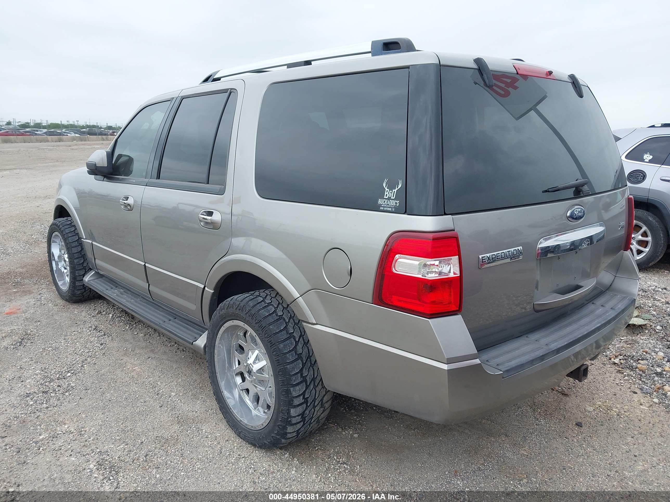 2009 Ford Expedition Limited Beige vin: 1FMFU195X9LA14675