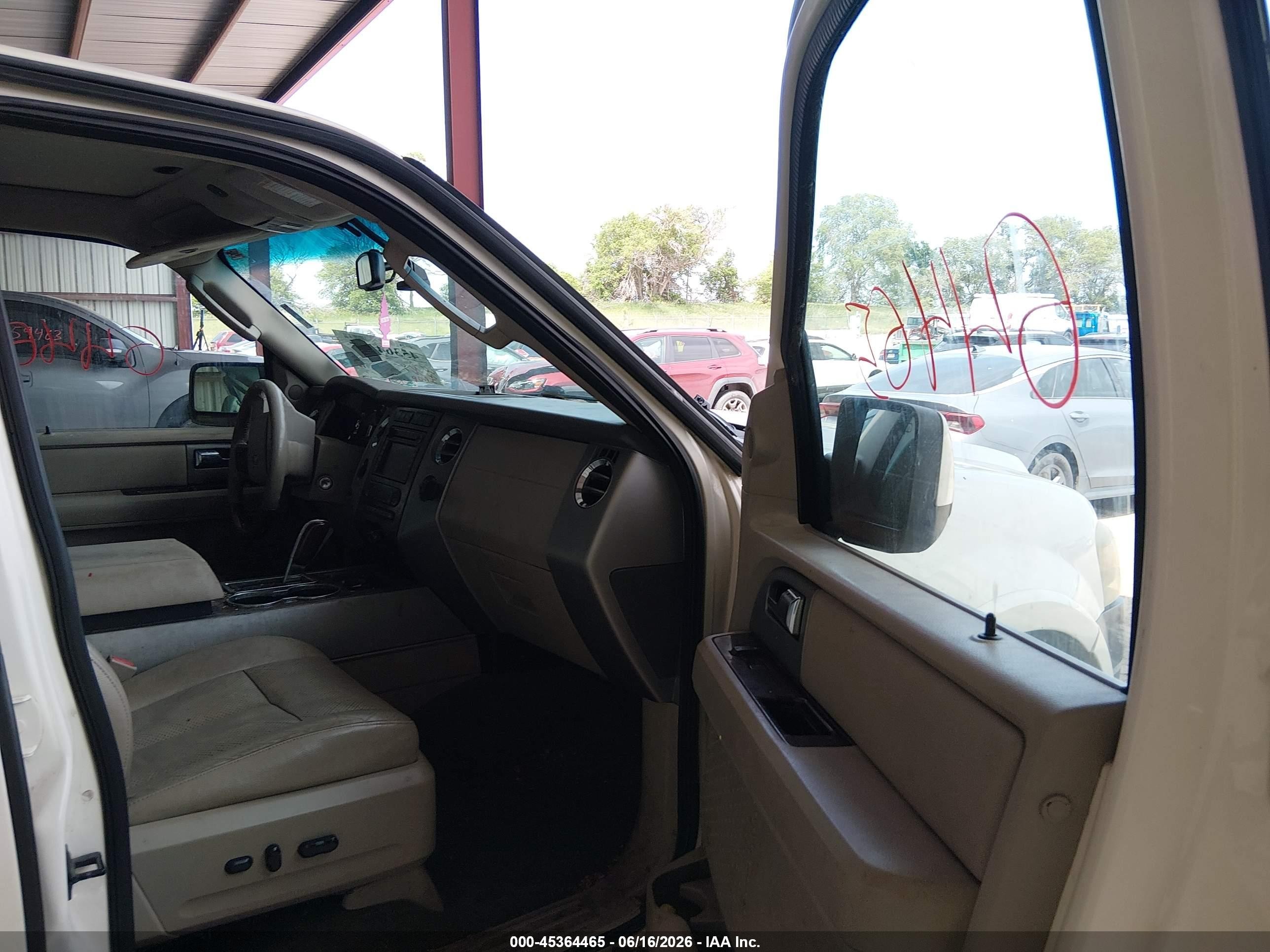 2007 Ford Expedition Limited White vin: 1FMFU20507LA12661
