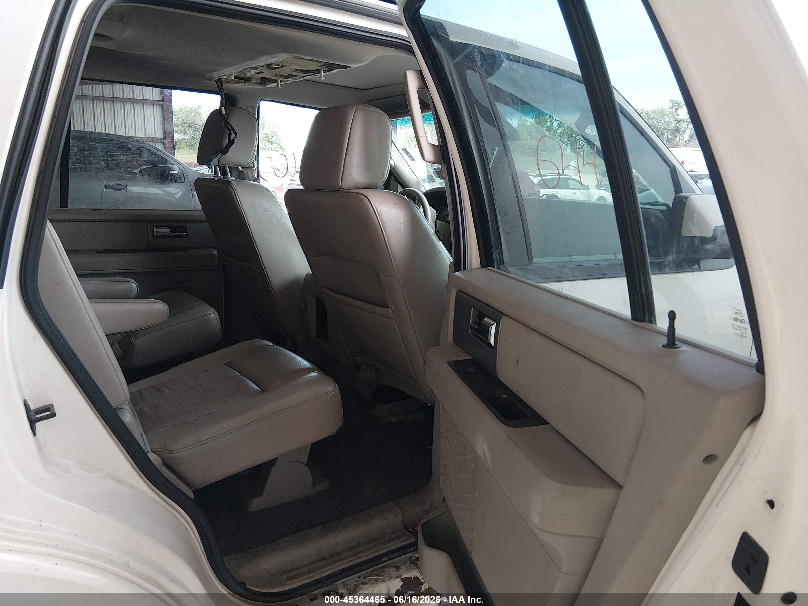 2007 Ford Expedition Limited White vin: 1FMFU20507LA12661