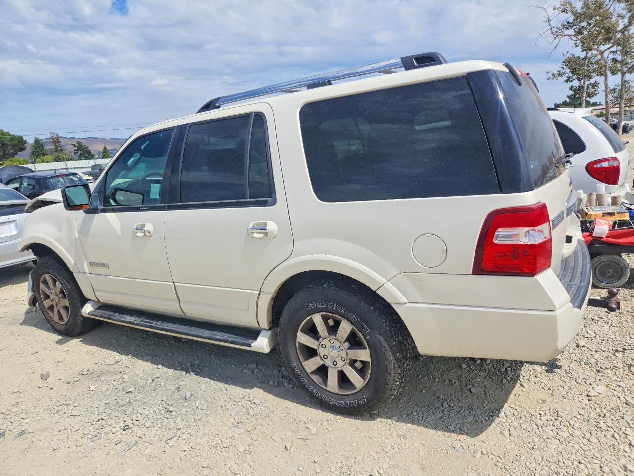 2008 Ford Expedition Limited White vin: 1FMFU20508LA54944