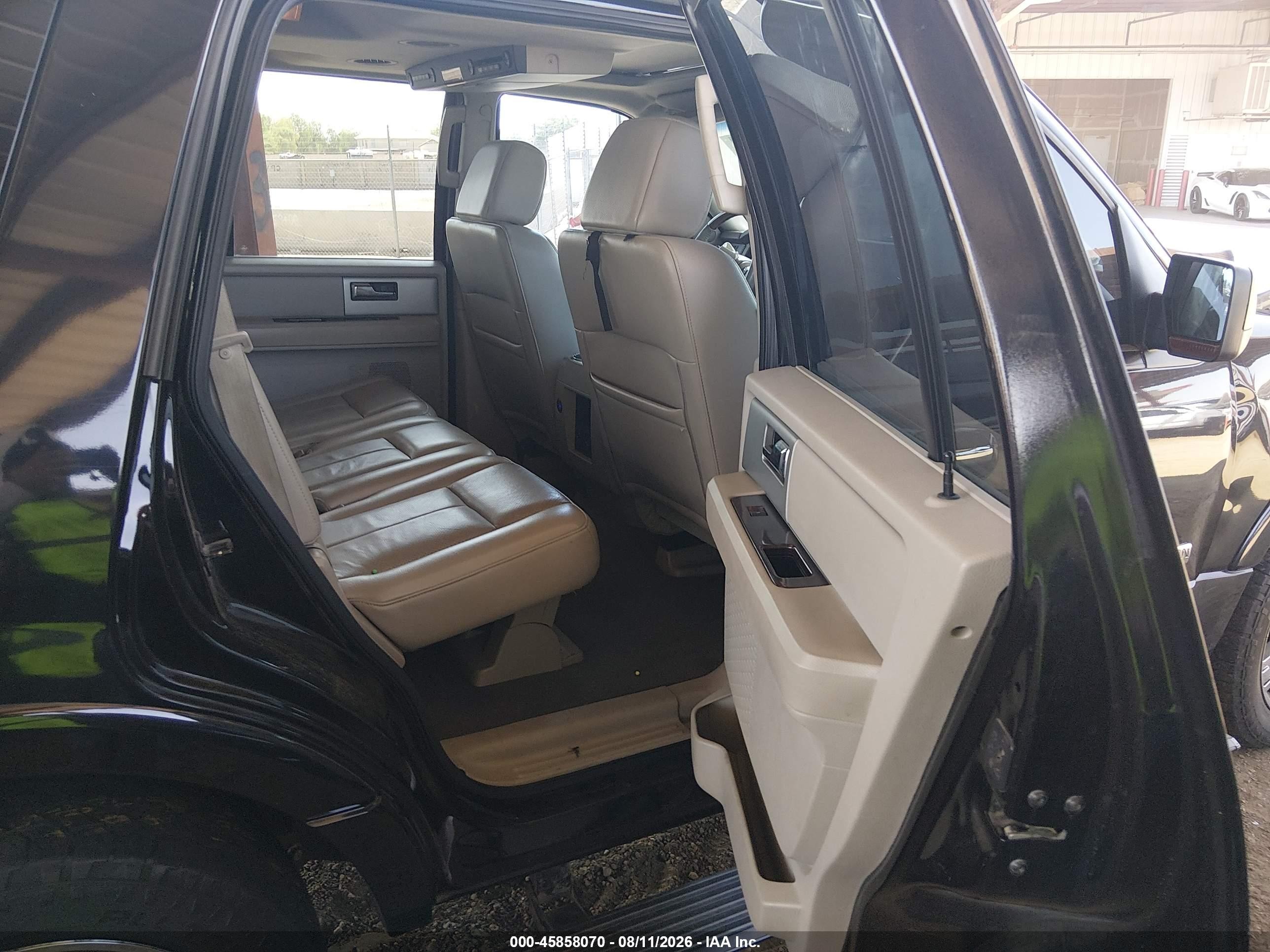 2008 Ford Expedition Limited Black vin: 1FMFU20518LA02027