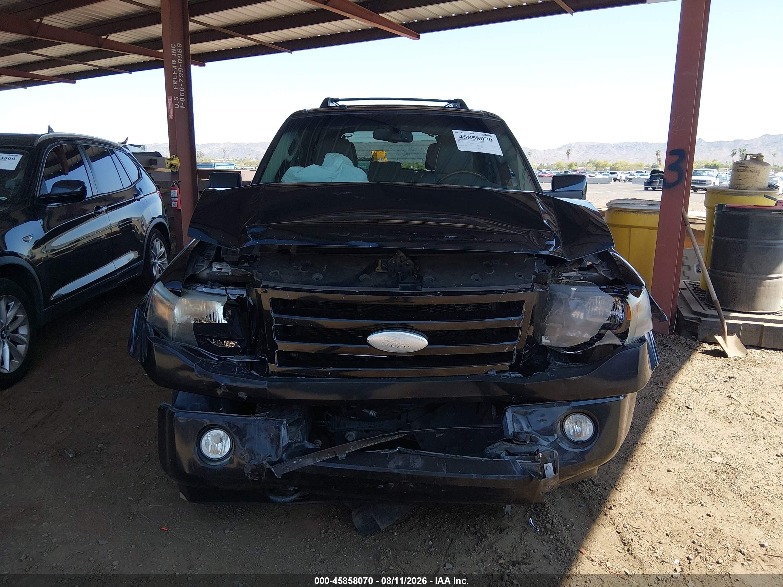 2008 Ford Expedition Limited Black vin: 1FMFU20518LA02027