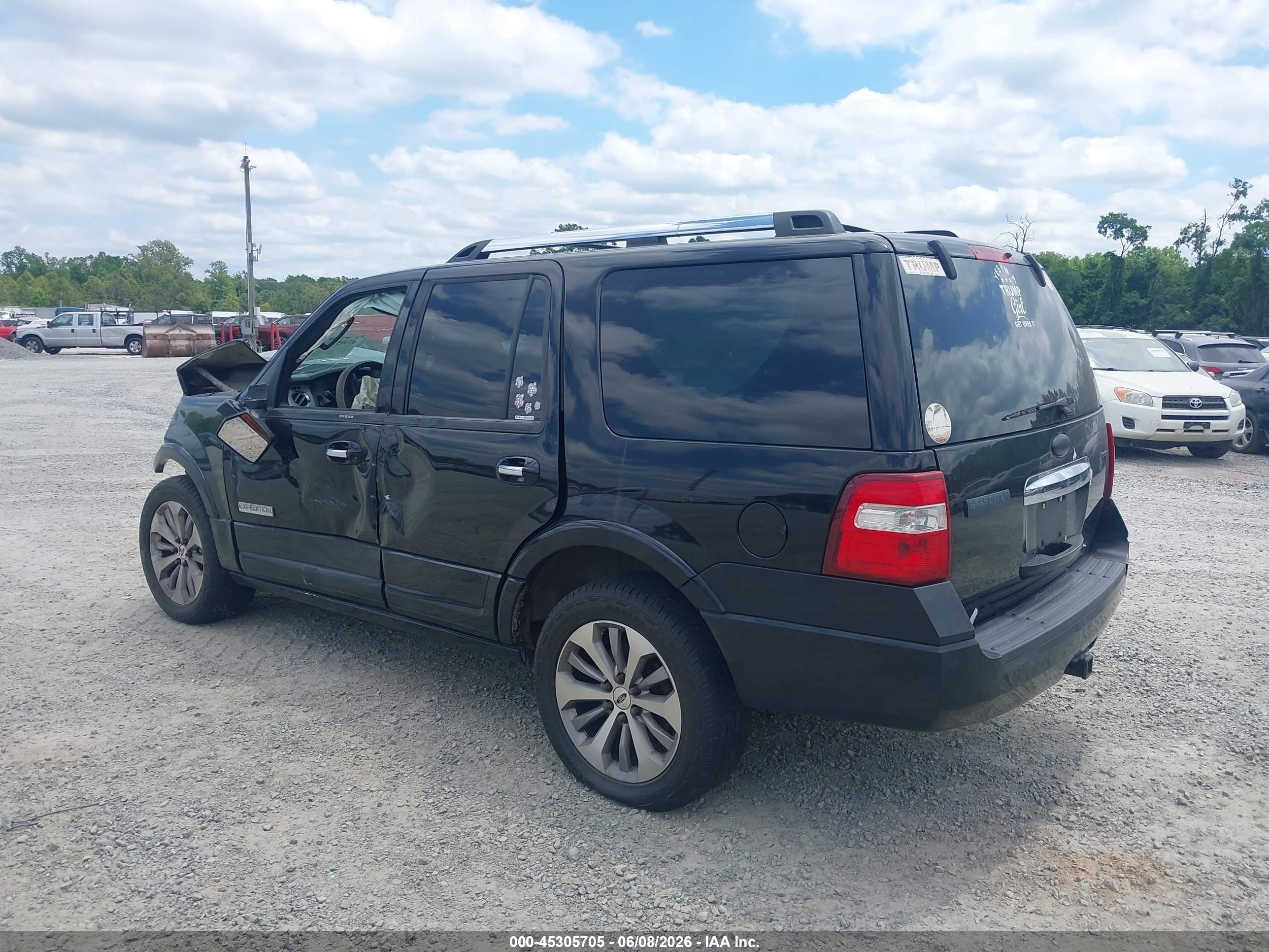 2008 Ford Expedition Limited Black vin: 1FMFU20518LA34833