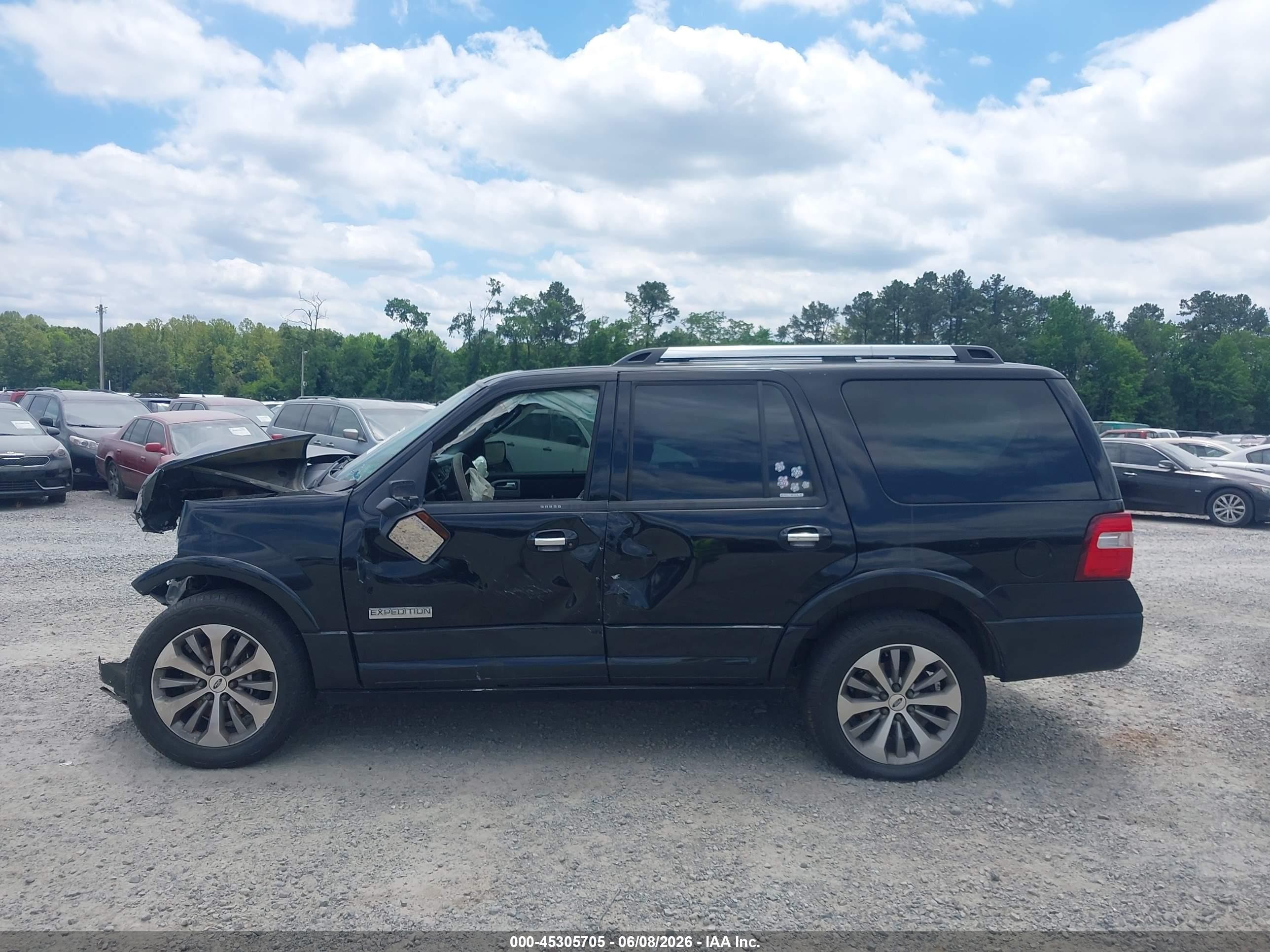 2008 Ford Expedition Limited Black vin: 1FMFU20518LA34833