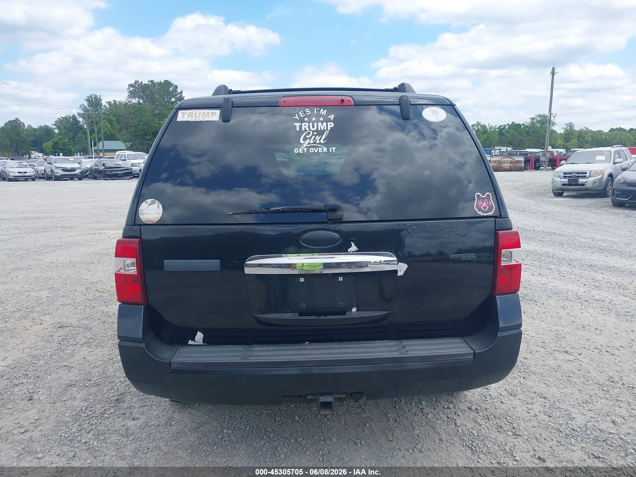 2008 Ford Expedition Limited Black vin: 1FMFU20518LA34833