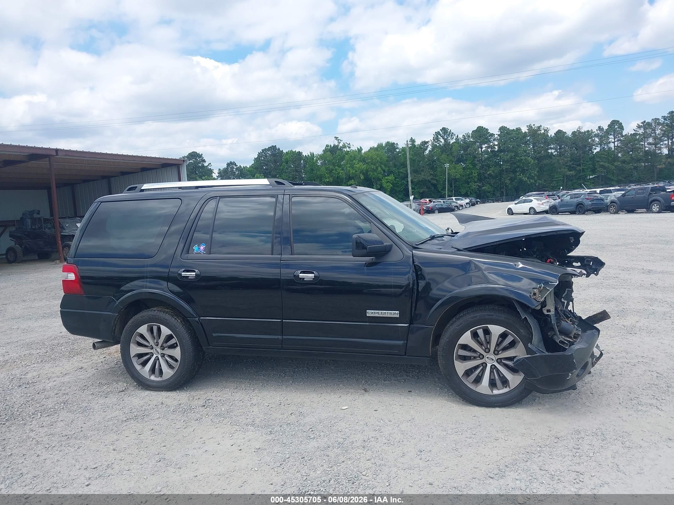 2008 Ford Expedition Limited Black vin: 1FMFU20518LA34833
