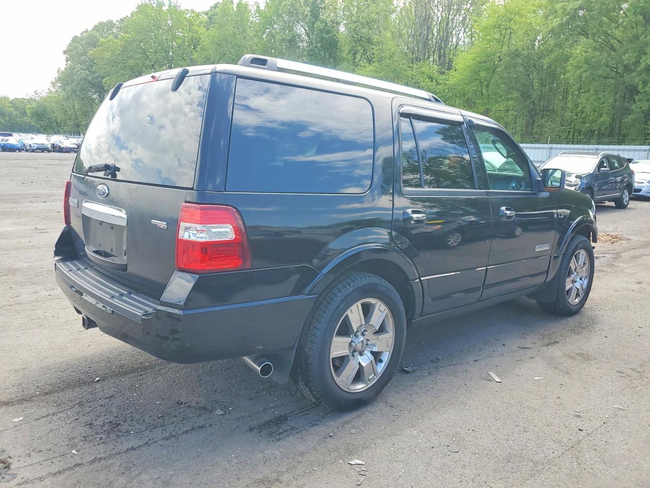 2008 Ford Expedition Limited Black vin: 1FMFU20518LA35660