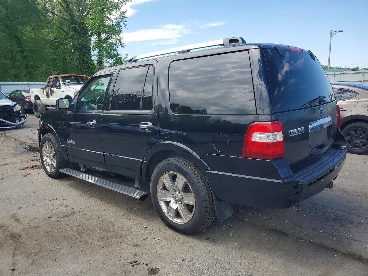 2008 Ford Expedition Limited Black vin: 1FMFU20518LA35660