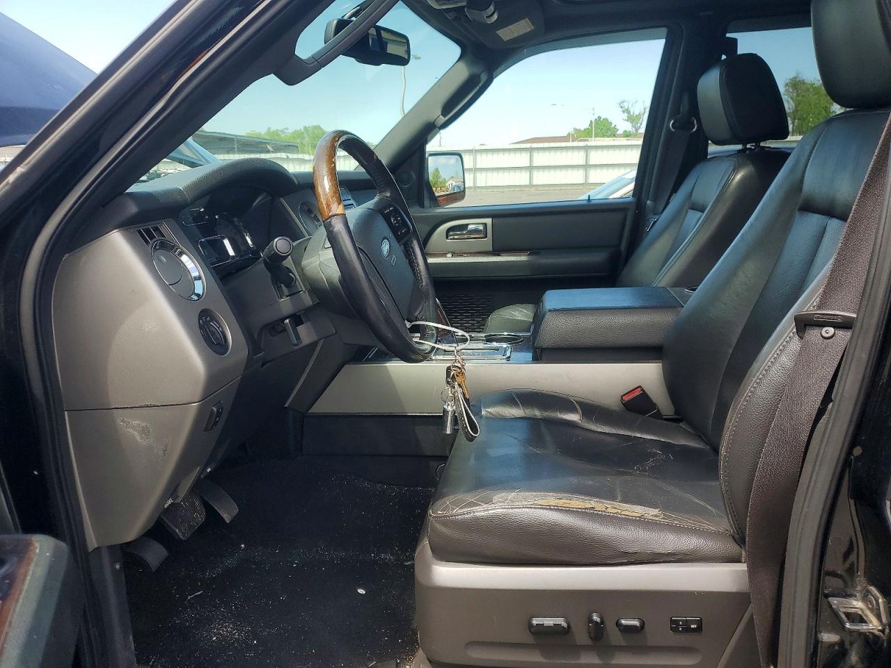2008 Ford Expedition Limited Black vin: 1FMFU20518LA35660