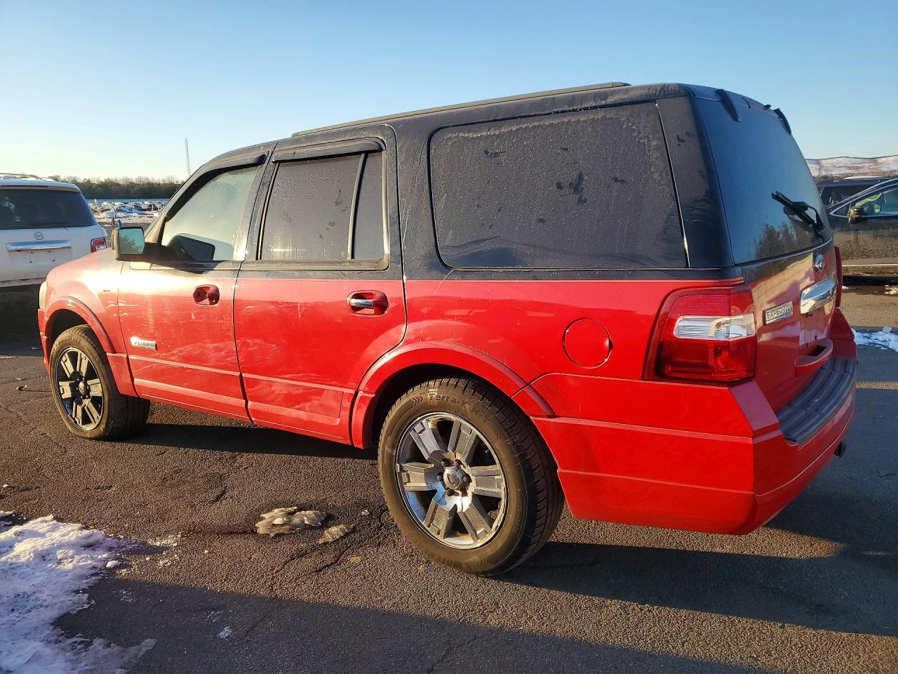 2008 Ford Expedition Limited Red vin: 1FMFU20518LA42124