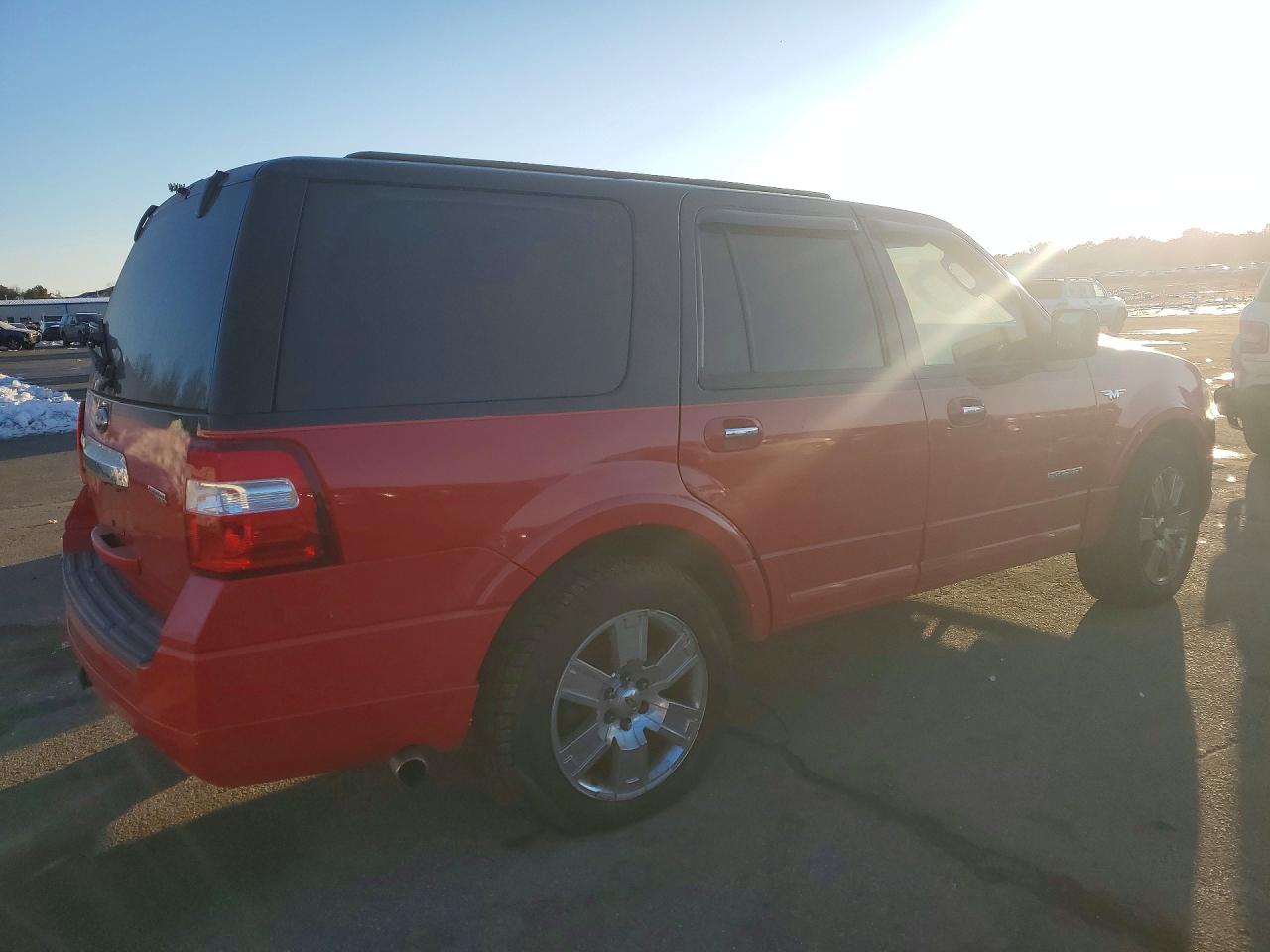 2008 Ford Expedition Limited Red vin: 1FMFU20518LA42124