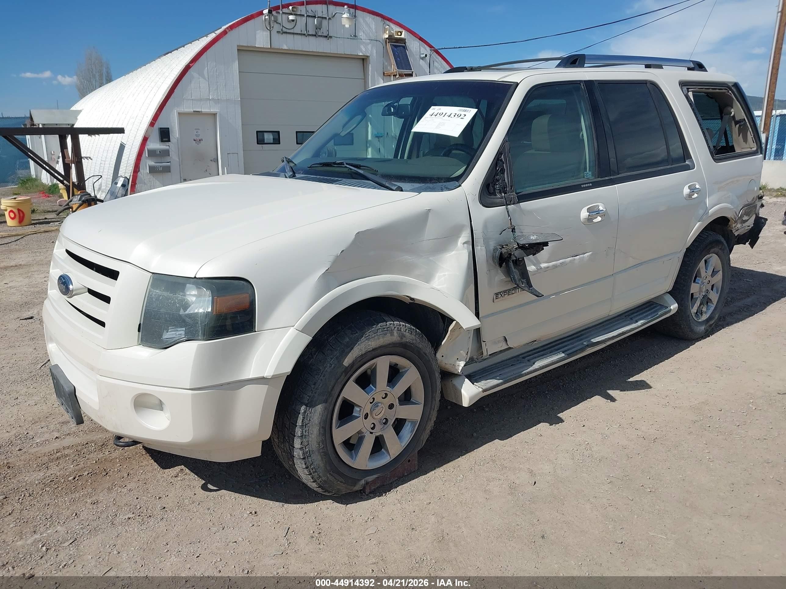 2008 Ford Expedition Limited White vin: 1FMFU20528LA20925