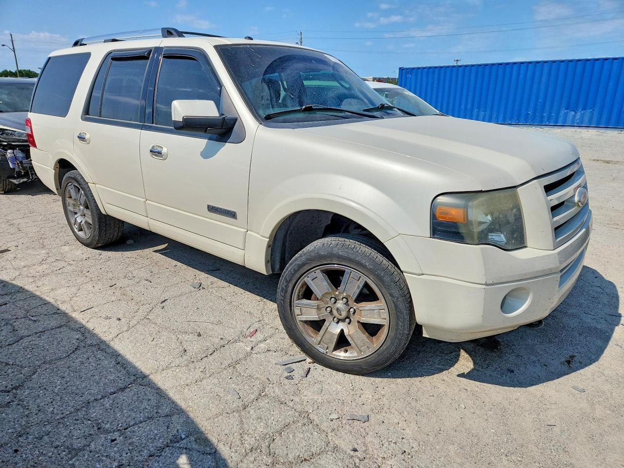 2008 Ford Expedition Limited Cream vin: 1FMFU20568LA11127