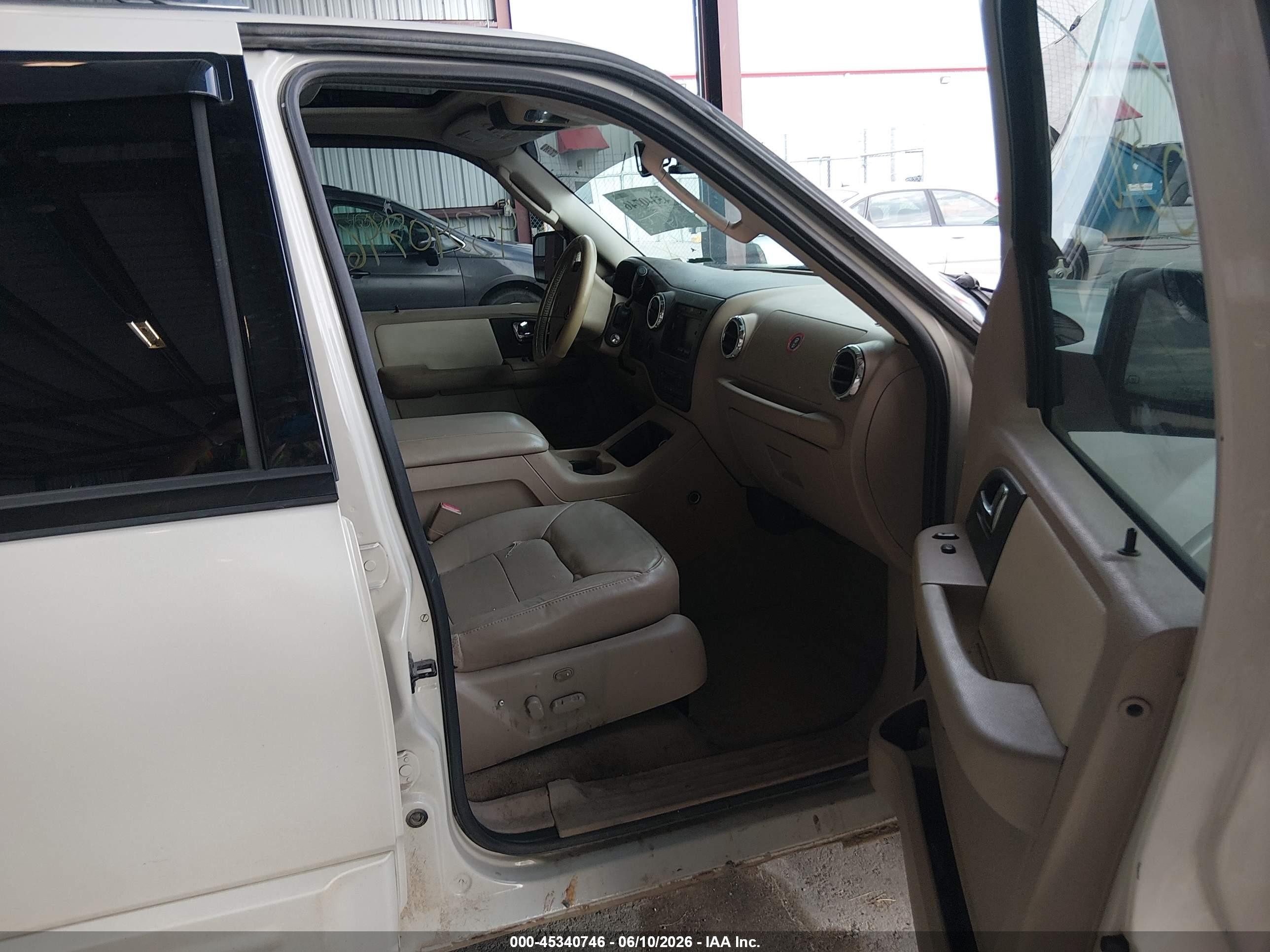 2006 Ford Expedition Limited White vin: 1FMFU20576LB02114