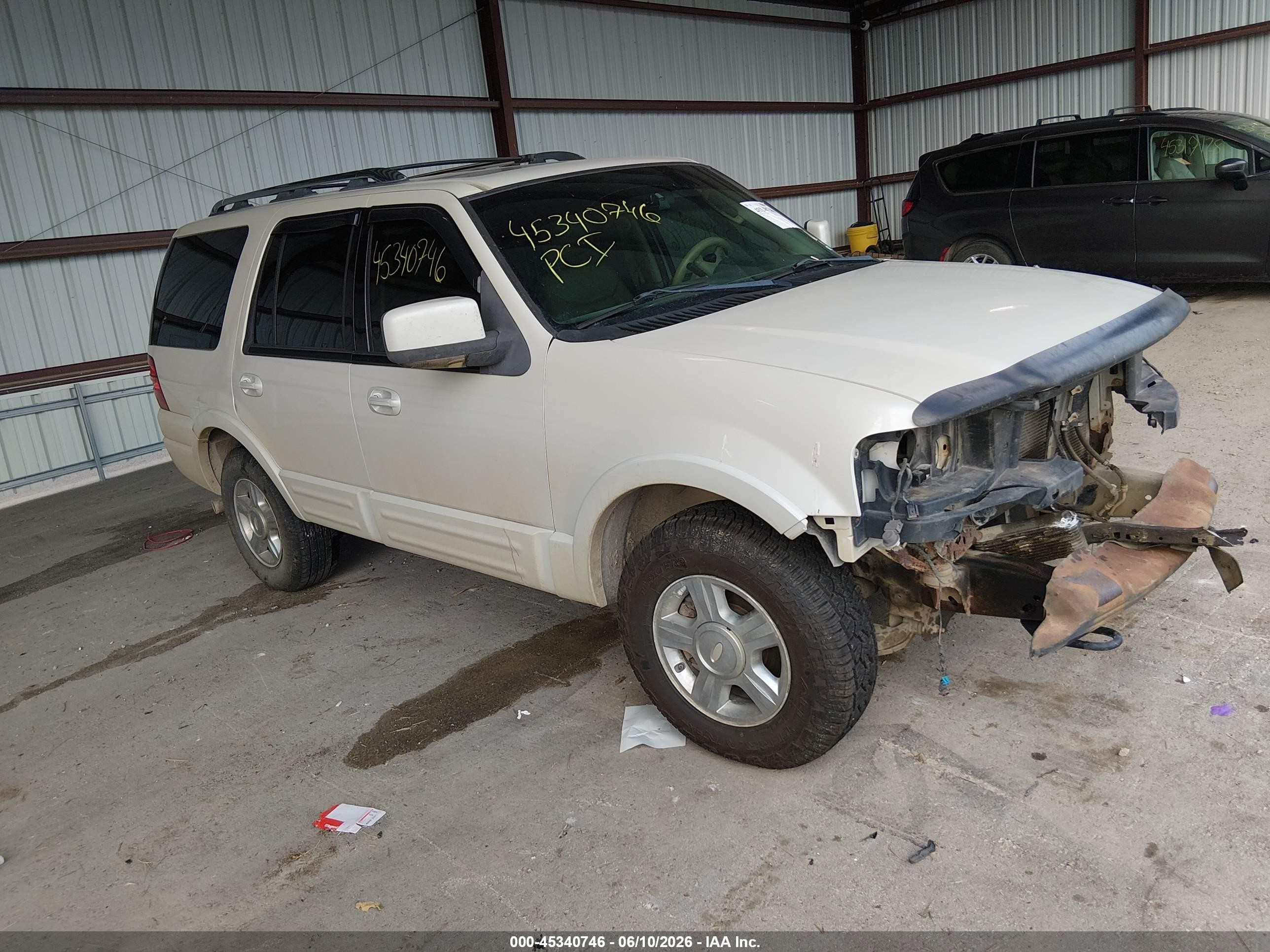 2006 Ford Expedition Limited White vin: 1FMFU20576LB02114