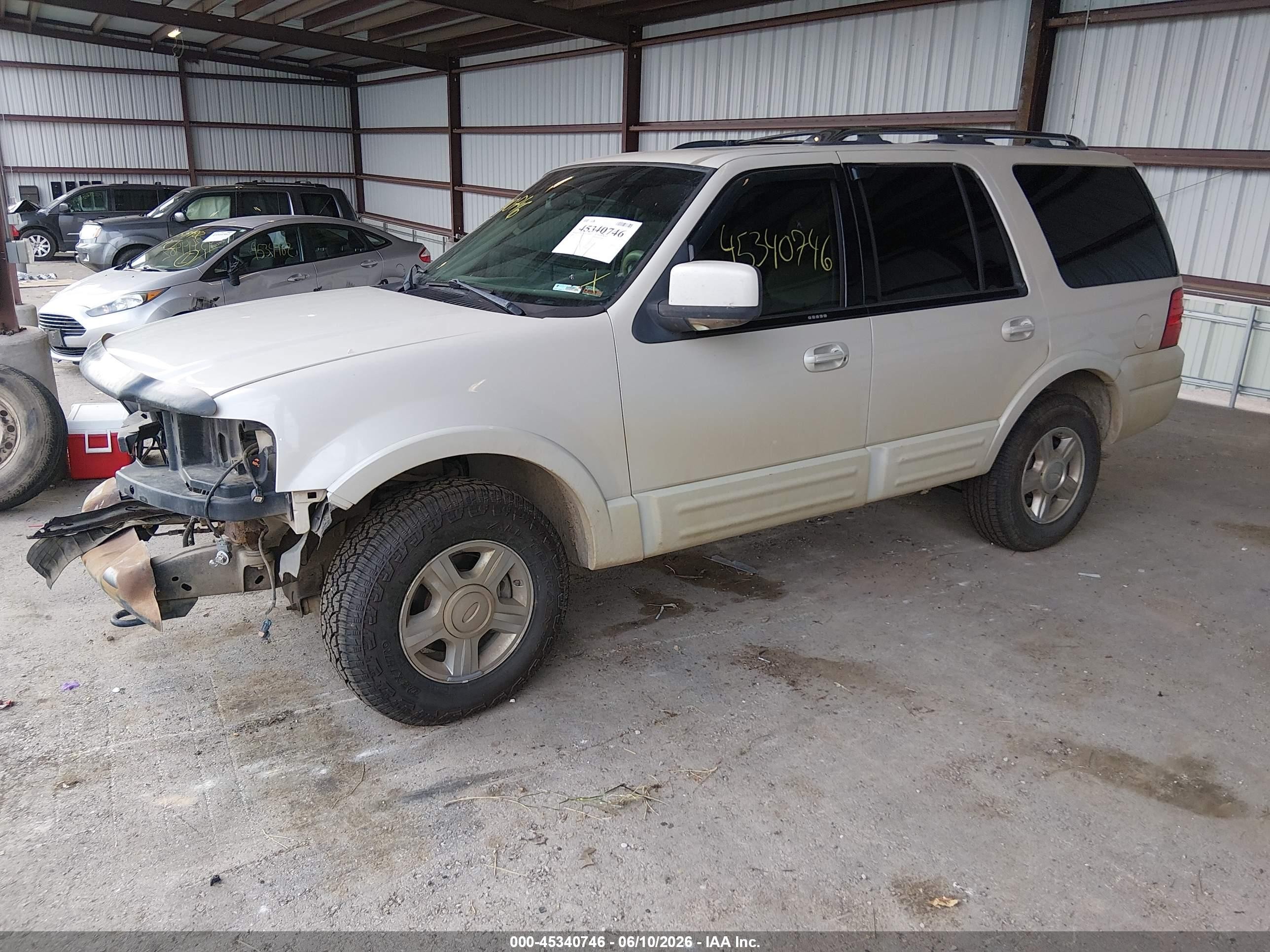 2006 Ford Expedition Limited White vin: 1FMFU20576LB02114