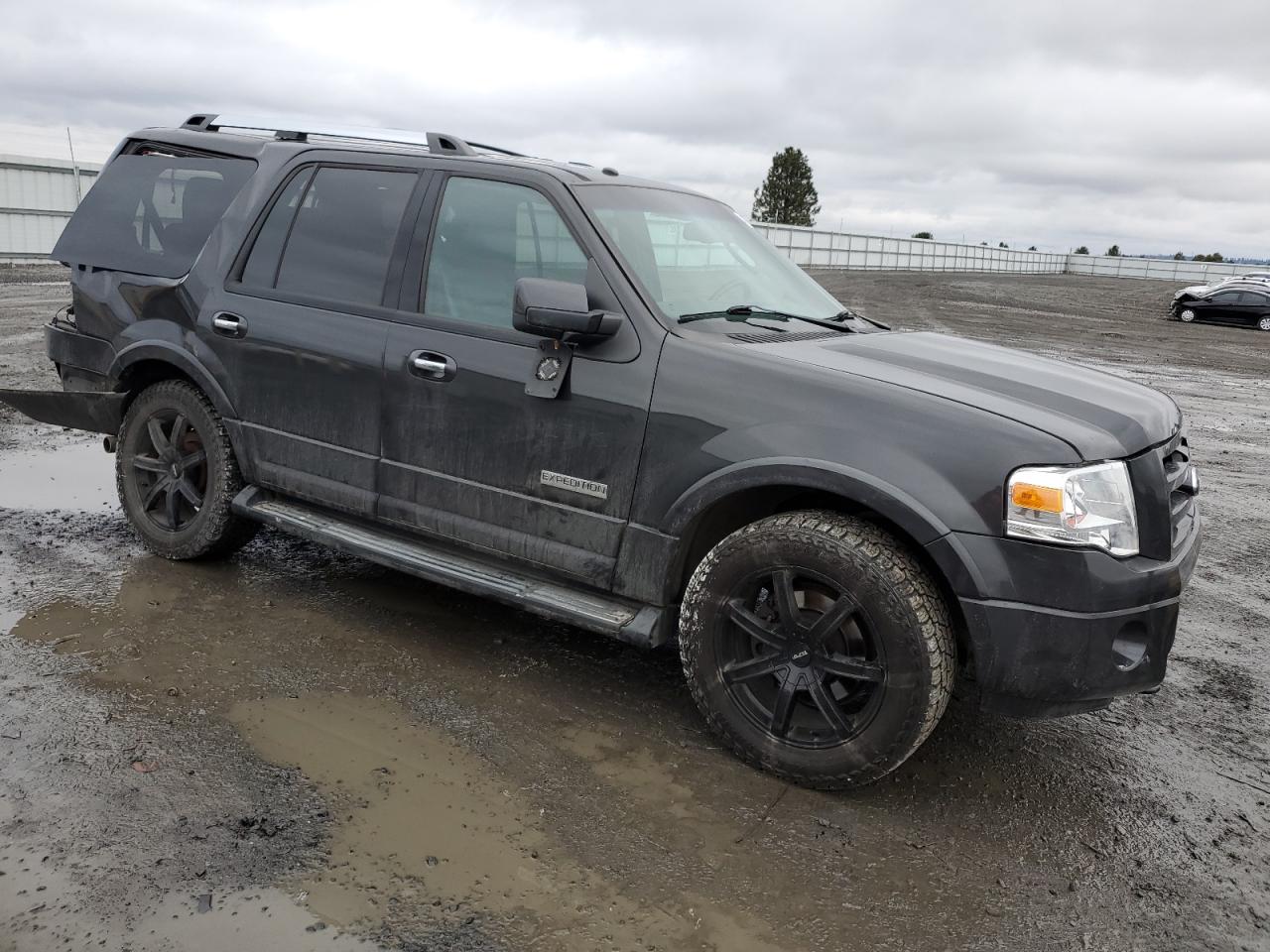 2007 Ford Expedition Limited Black vin: 1FMFU20577LA11376