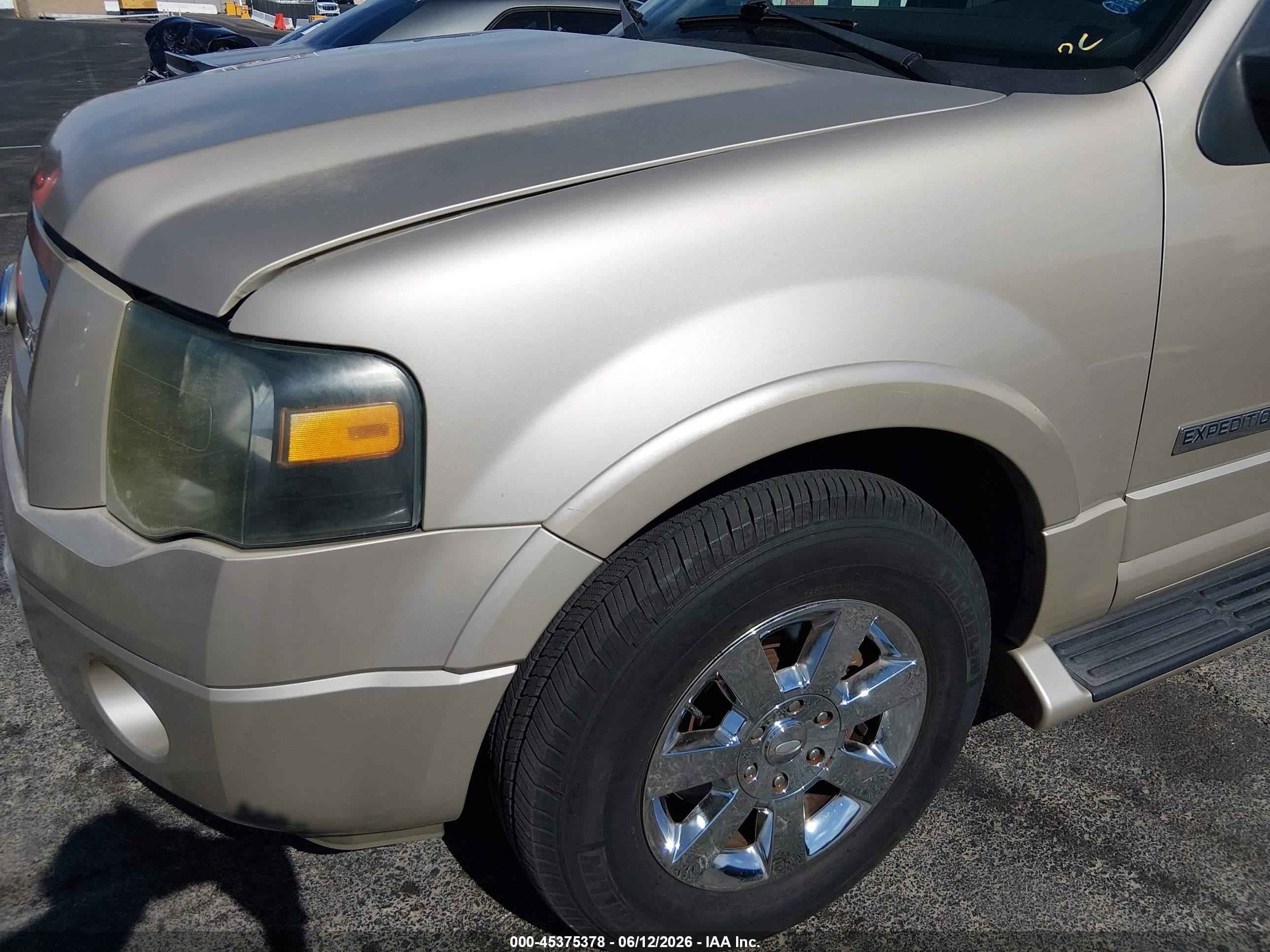 2007 Ford Expedition Limited Brown vin: 1FMFU20587LA44595