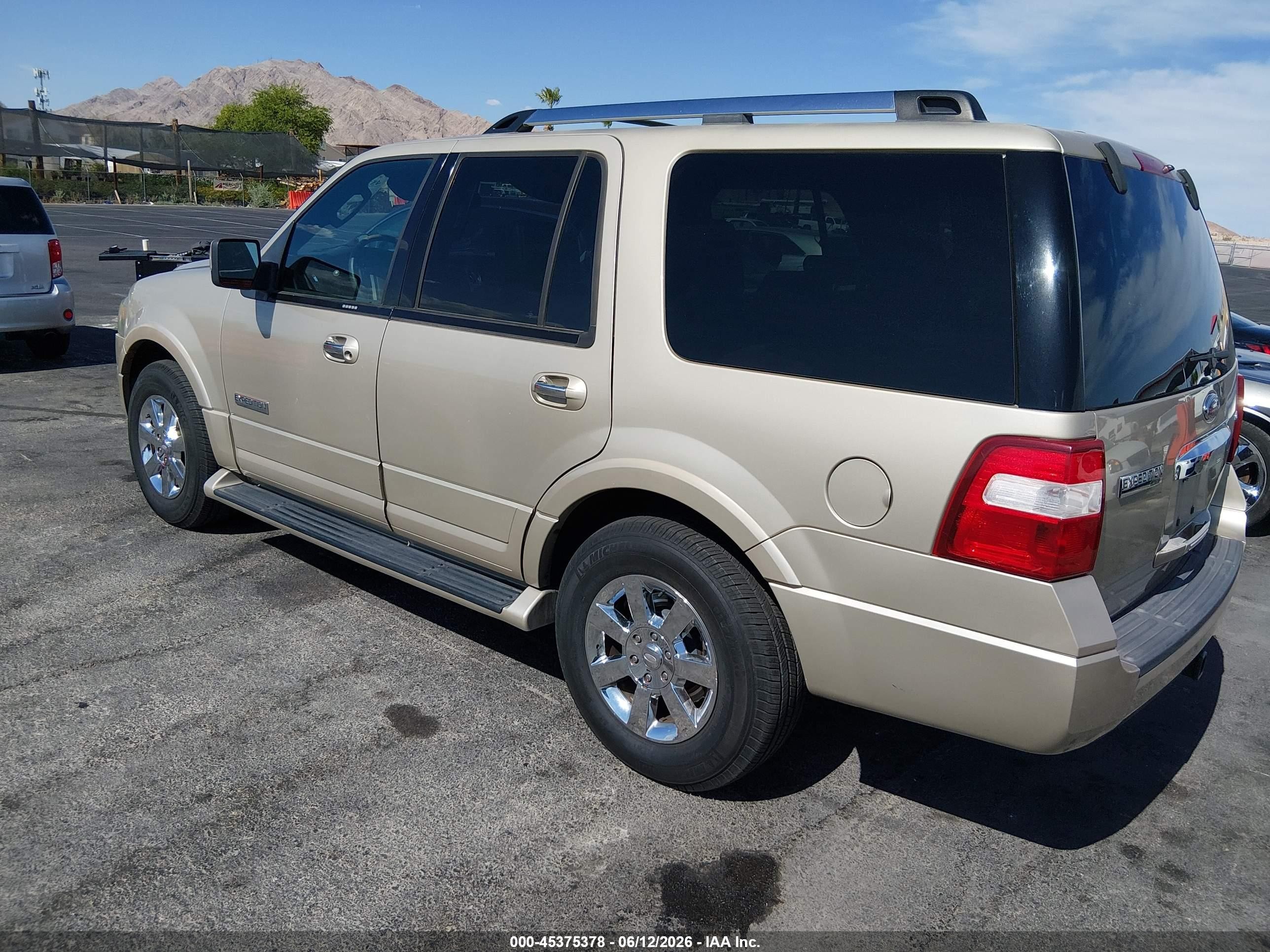 2007 Ford Expedition Limited Brown vin: 1FMFU20587LA44595