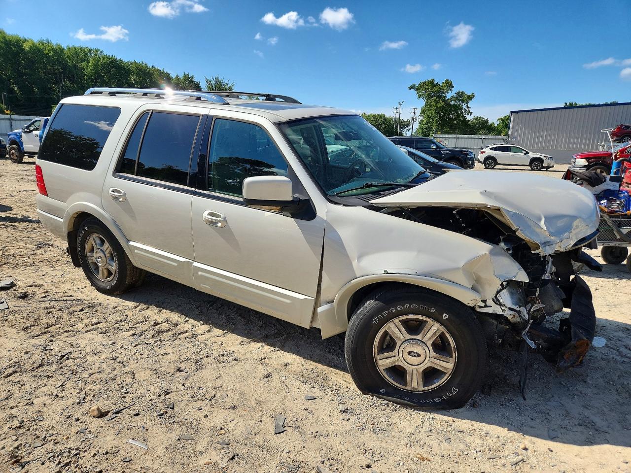 2005 Ford Expedition Limited White vin: 1FMFU20595LB07619