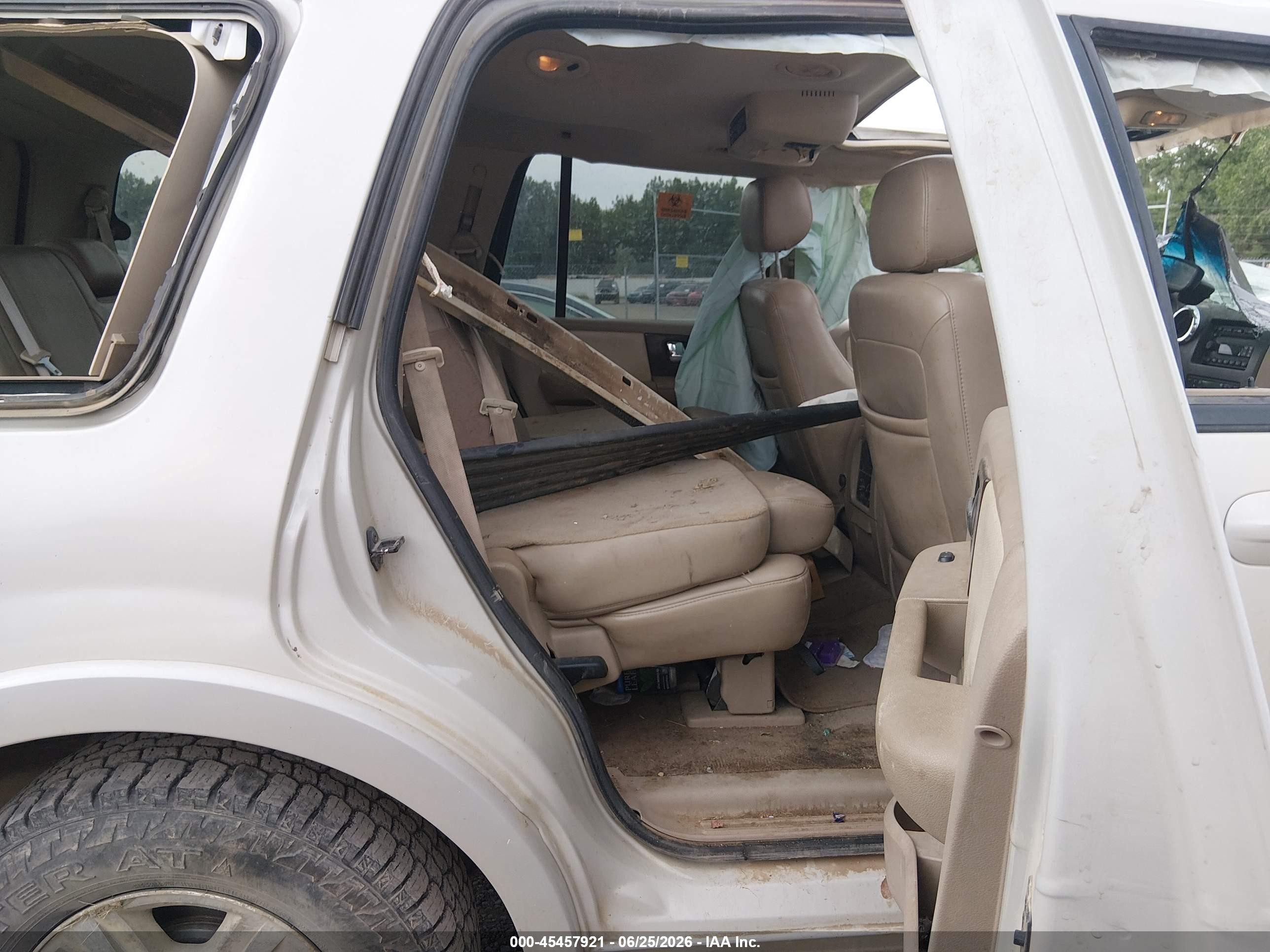 2006 Ford Expedition Limited White vin: 1FMFU20596LA27335