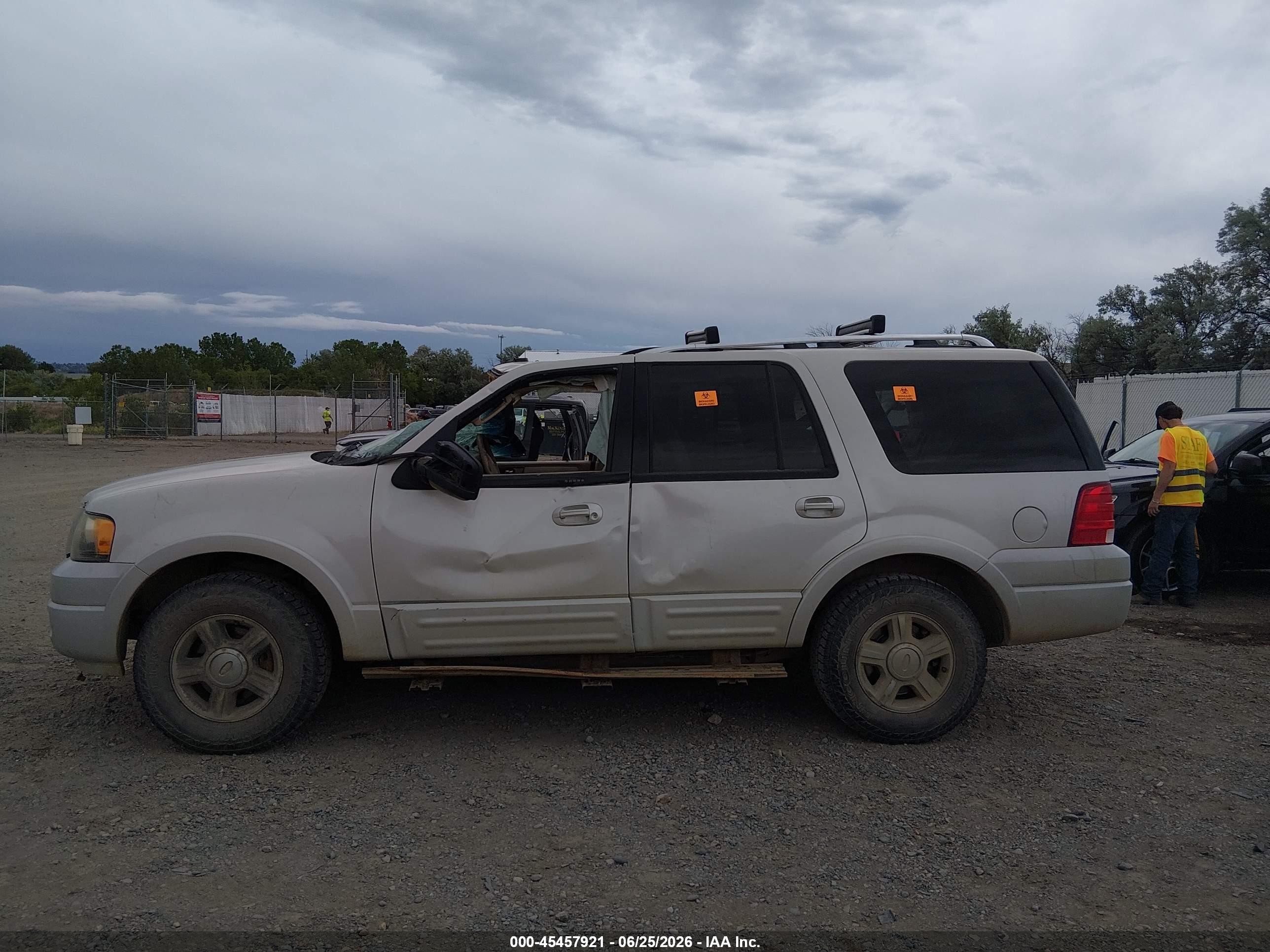 2006 Ford Expedition Limited White vin: 1FMFU20596LA27335