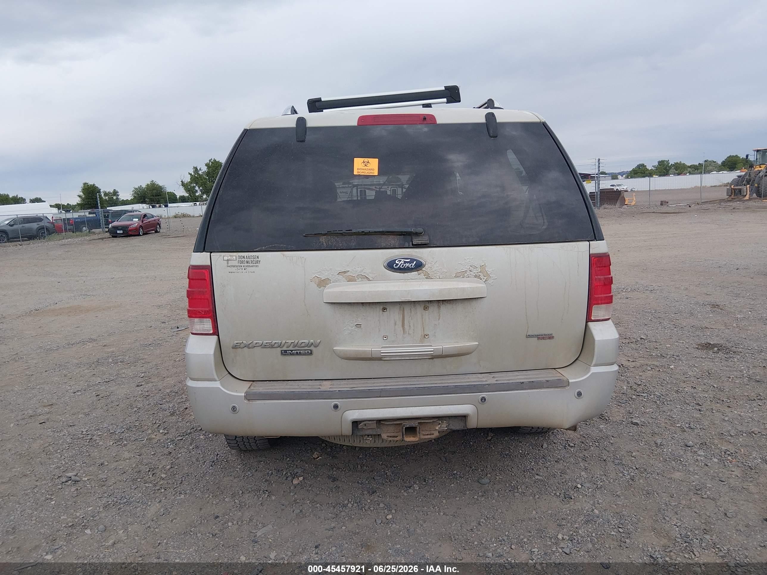 2006 Ford Expedition Limited White vin: 1FMFU20596LA27335