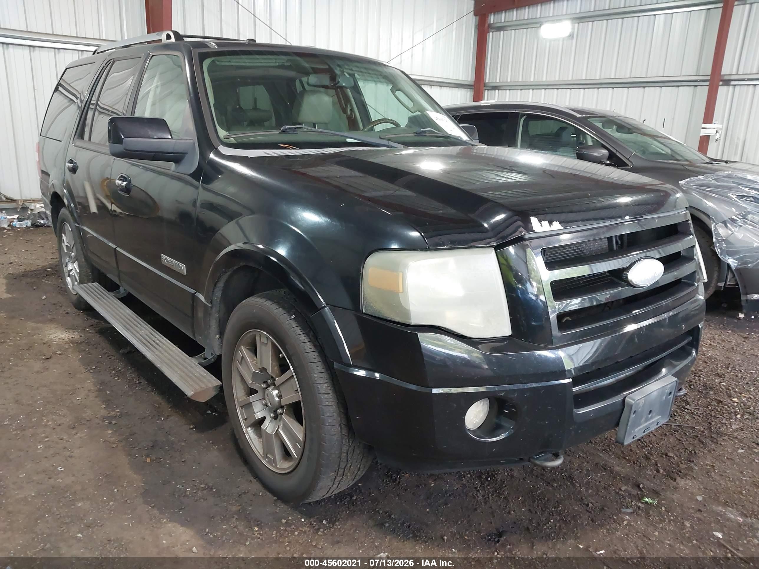 2008 Ford Expedition Limited Black vin: 1FMFU20598LA48964