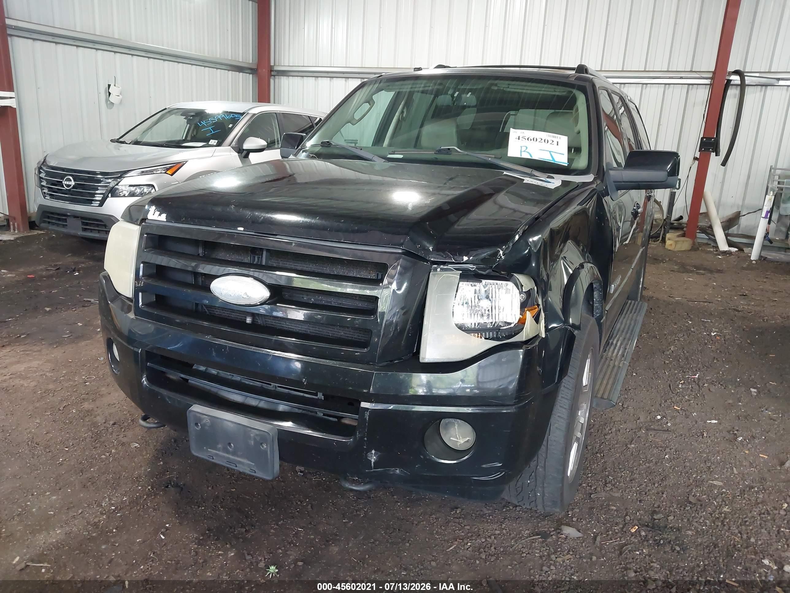 2008 Ford Expedition Limited Black vin: 1FMFU20598LA48964