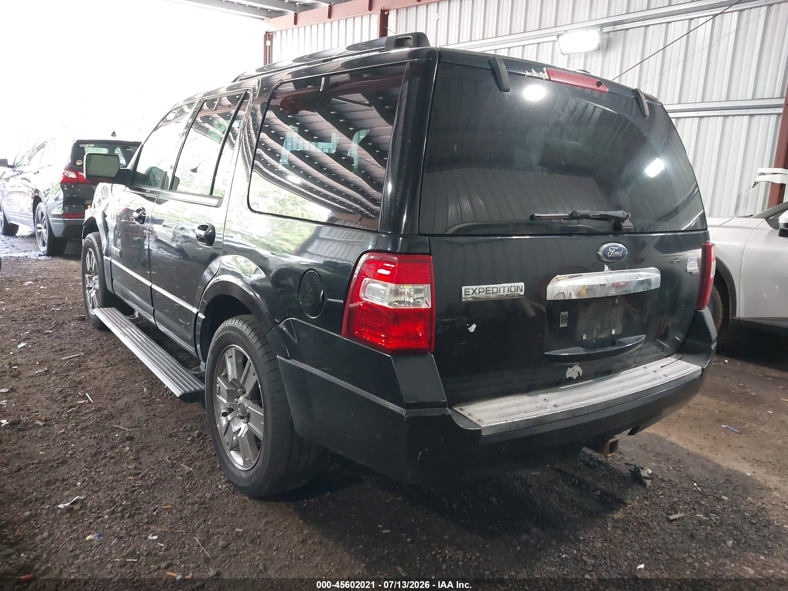 2008 Ford Expedition Limited Black vin: 1FMFU20598LA48964