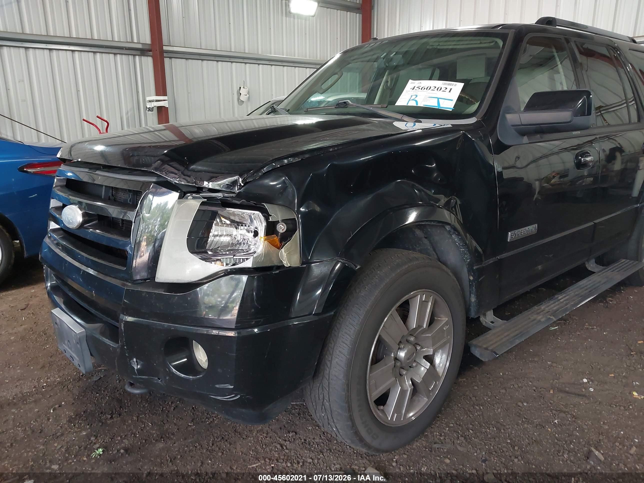 2008 Ford Expedition Limited Black vin: 1FMFU20598LA48964