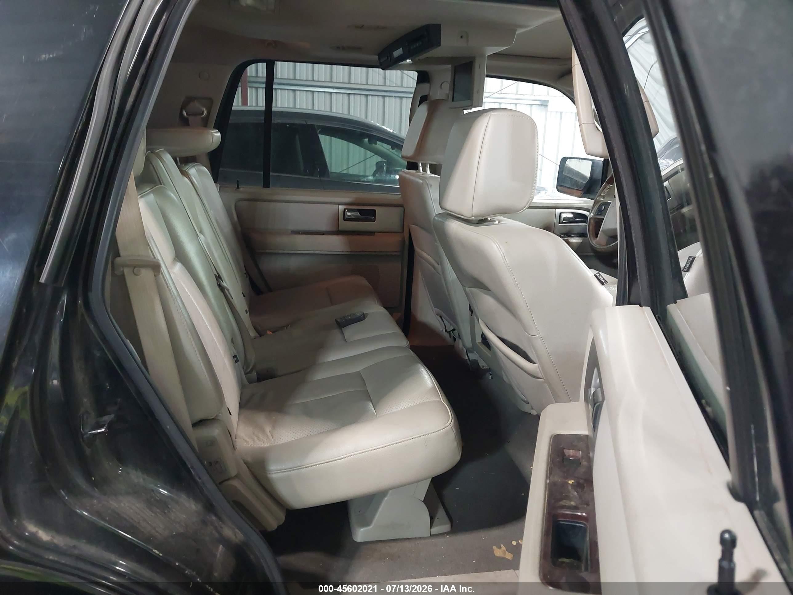 2008 Ford Expedition Limited Black vin: 1FMFU20598LA48964