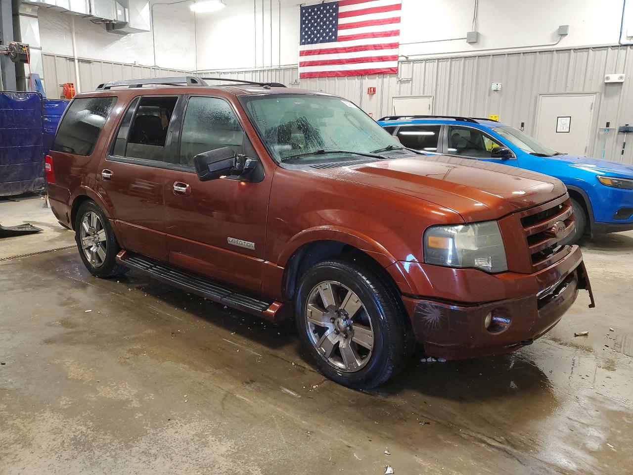 2008 Ford Expedition Limited Brown vin: 1FMFU205X8LA34989