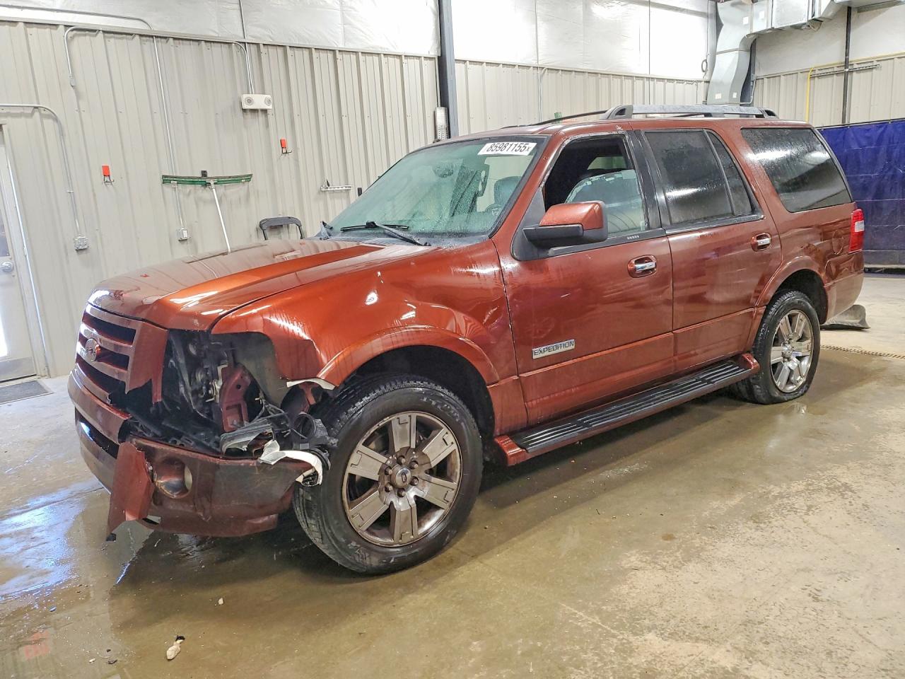 2008 Ford Expedition Limited Brown vin: 1FMFU205X8LA34989