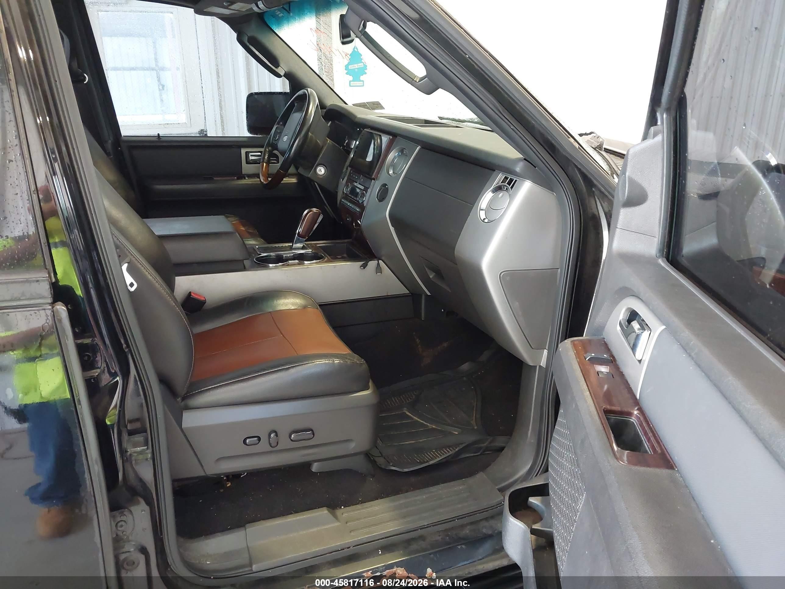 2008 Ford Expedition Limited Black vin: 1FMFU205X8LA37309