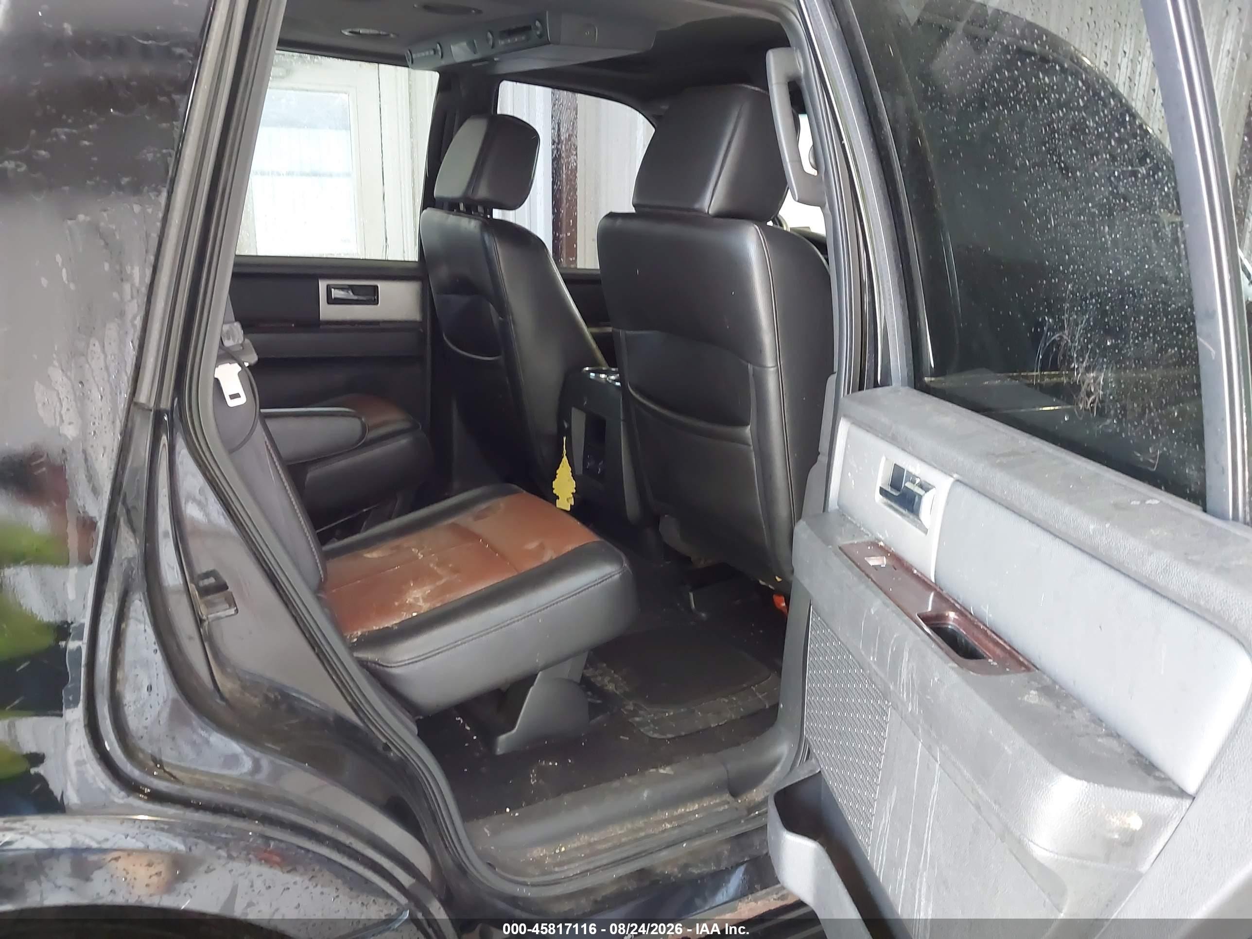 2008 Ford Expedition Limited Black vin: 1FMFU205X8LA37309