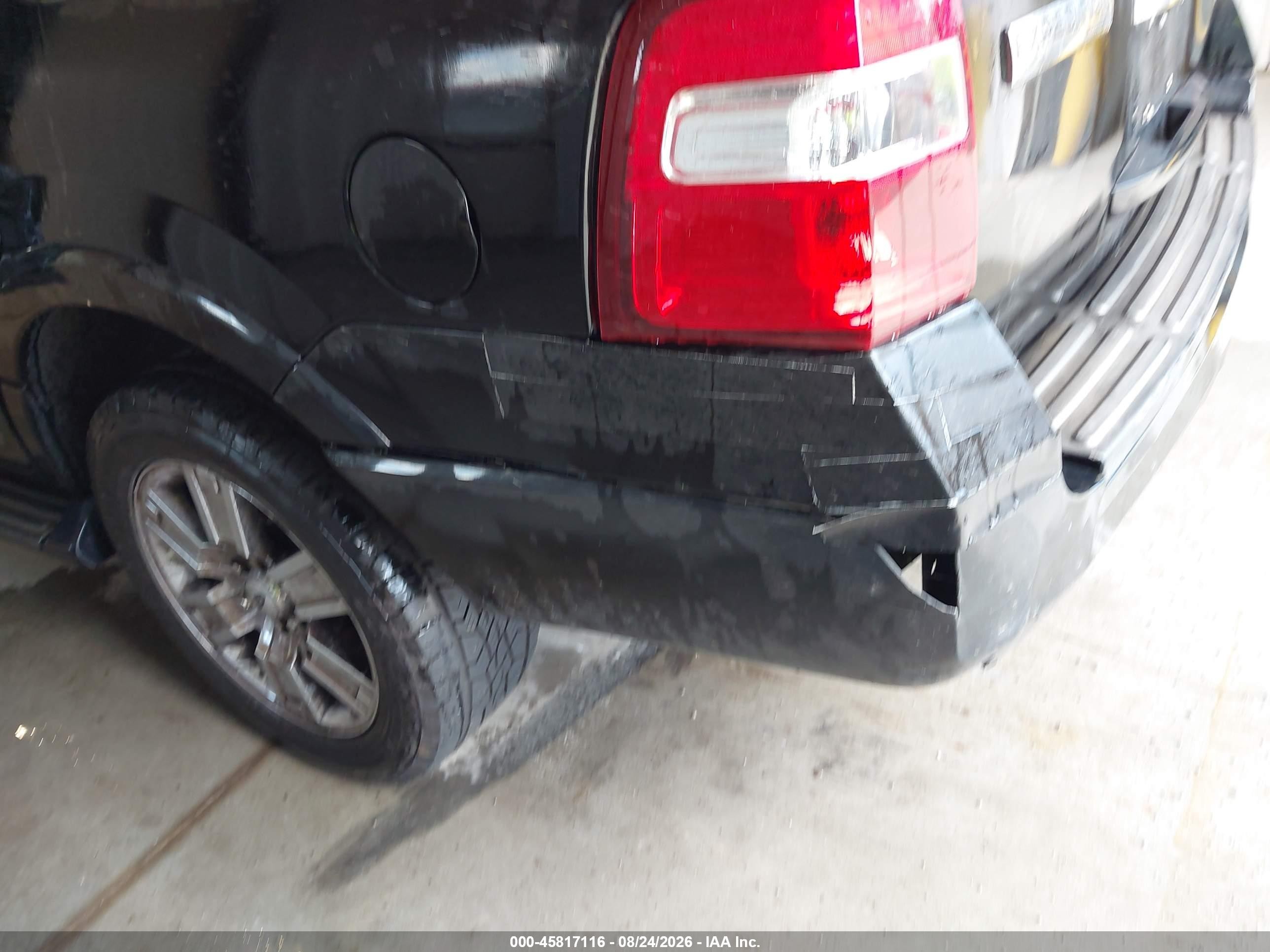 2008 Ford Expedition Limited Black vin: 1FMFU205X8LA37309
