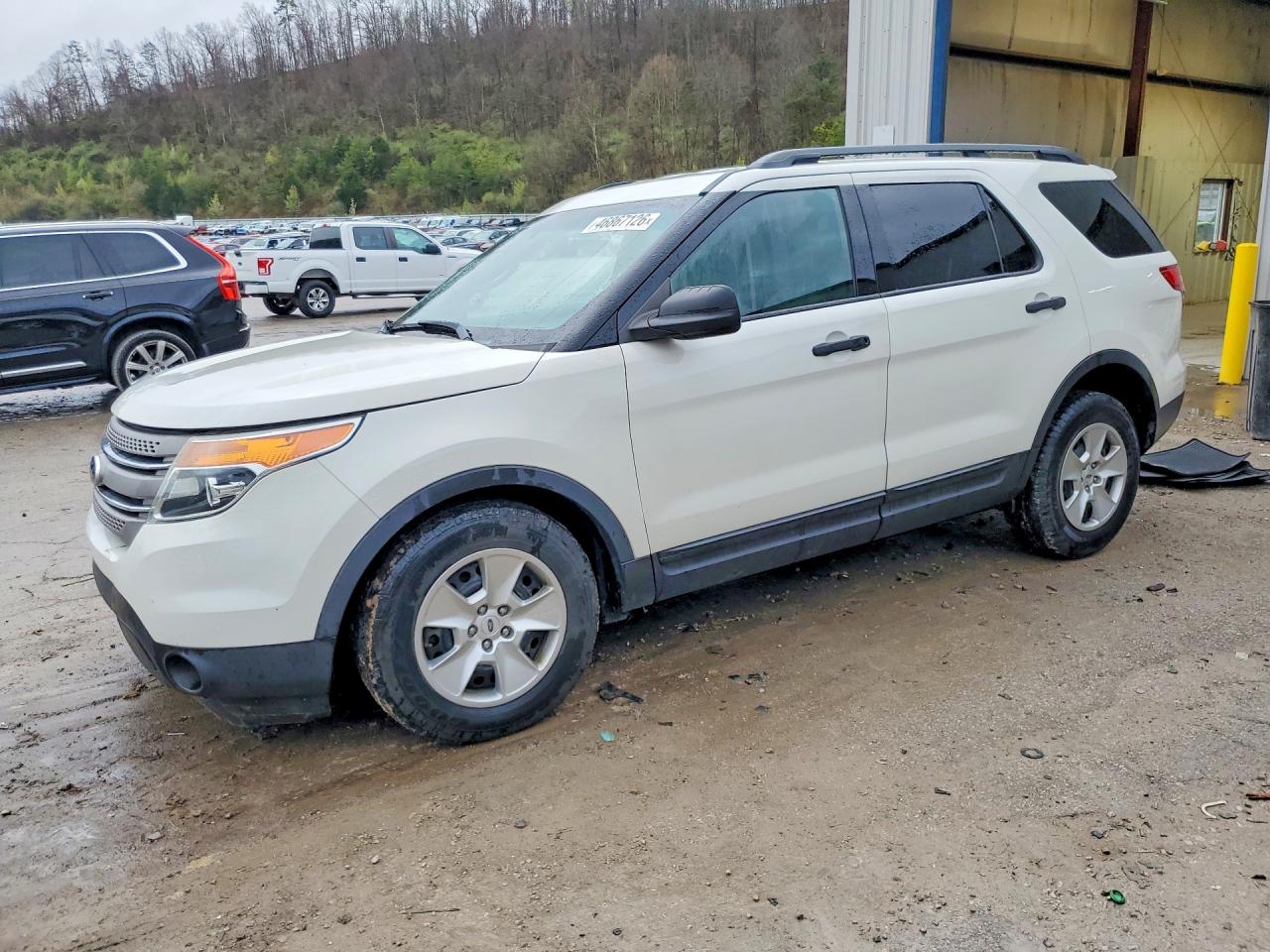 2012 Ford Explorer White vin: 1FMHK7B80CGA19373