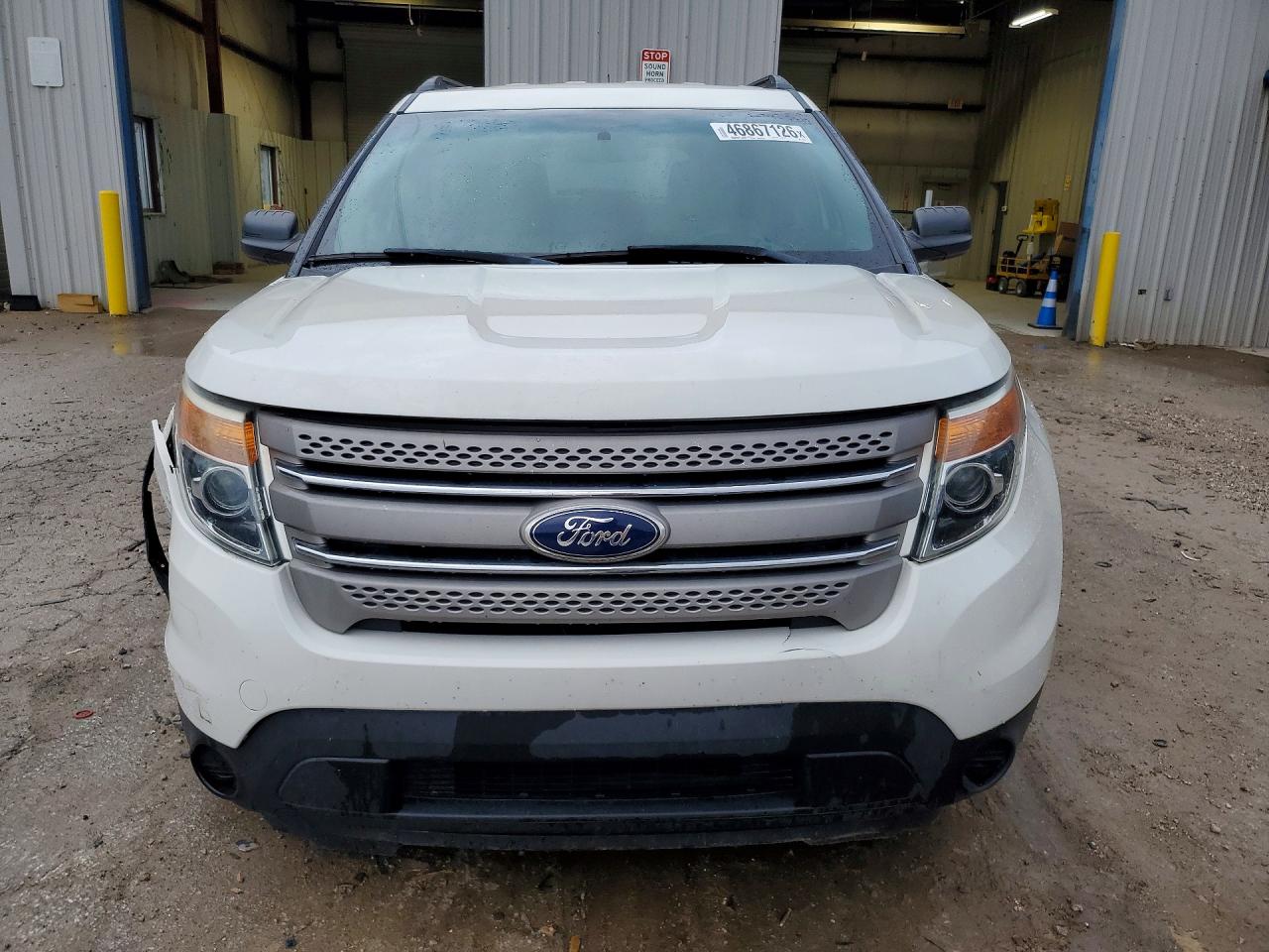 2012 Ford Explorer White vin: 1FMHK7B80CGA19373
