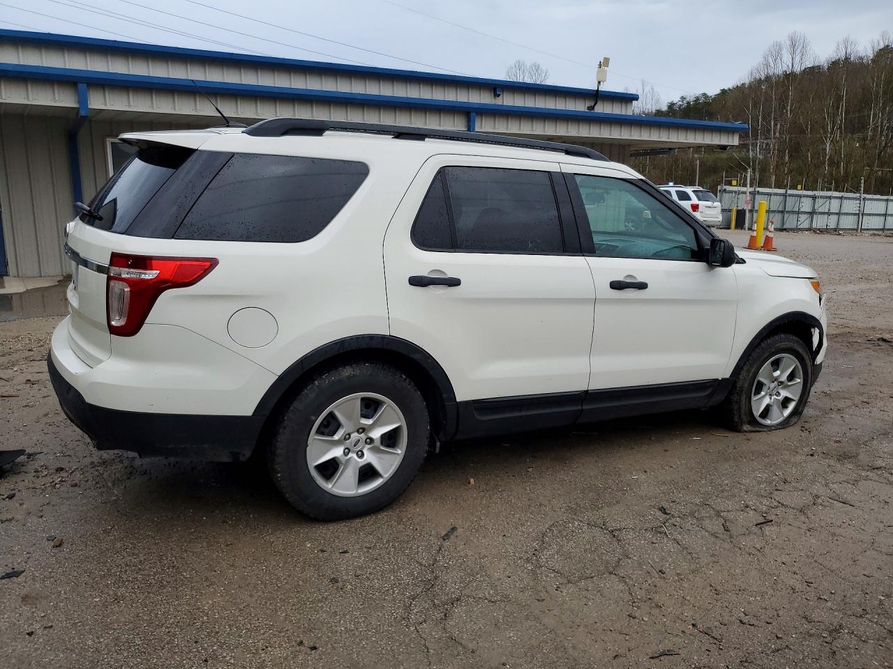2012 Ford Explorer White vin: 1FMHK7B80CGA19373