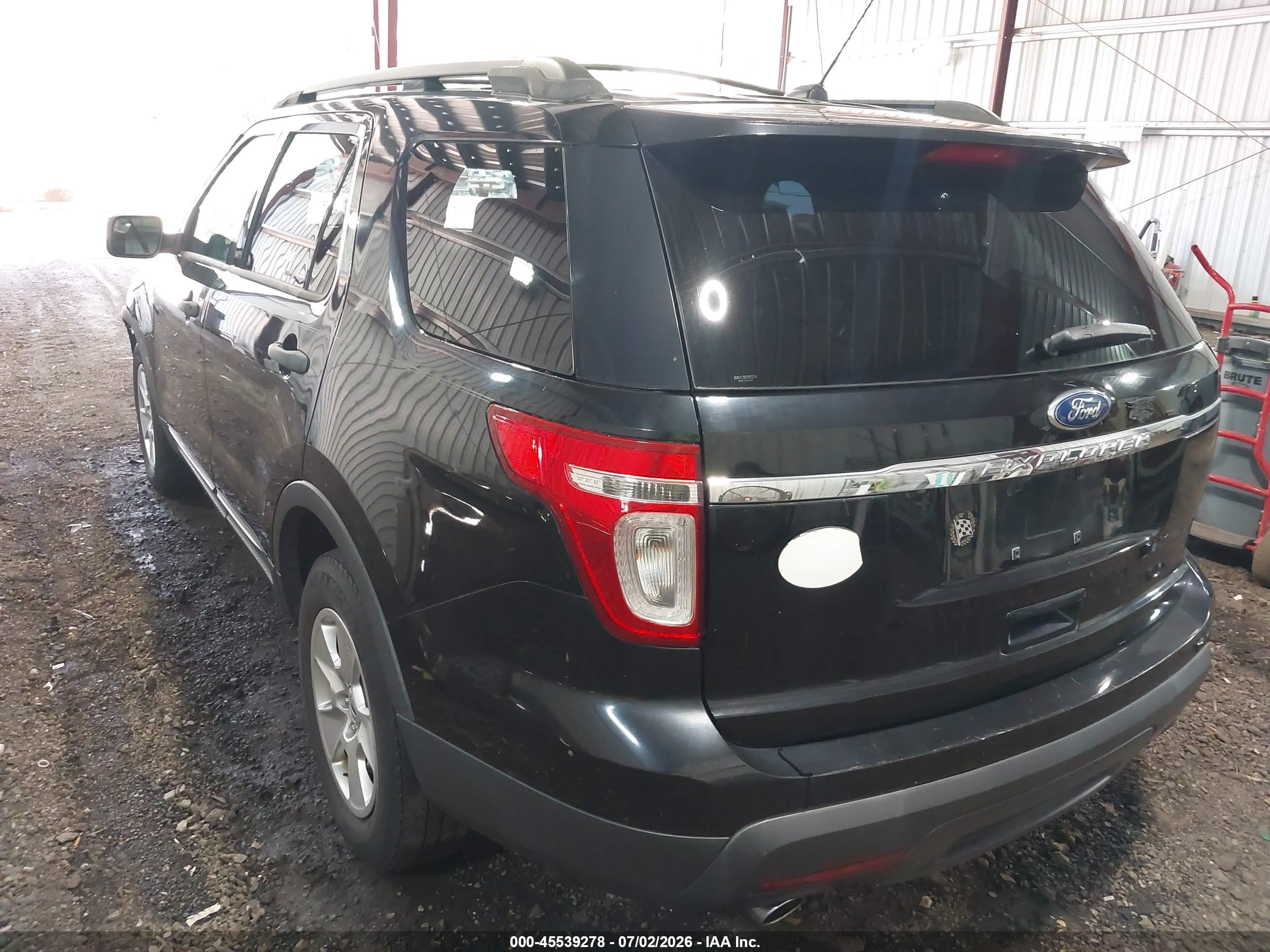 2012 Ford Explorer Black vin: 1FMHK7B80CGA55029