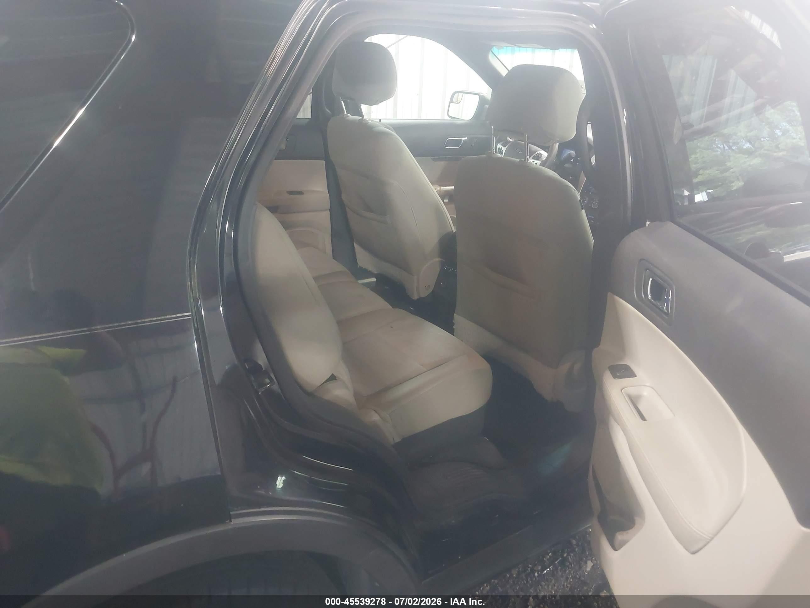 2012 Ford Explorer Black vin: 1FMHK7B80CGA55029
