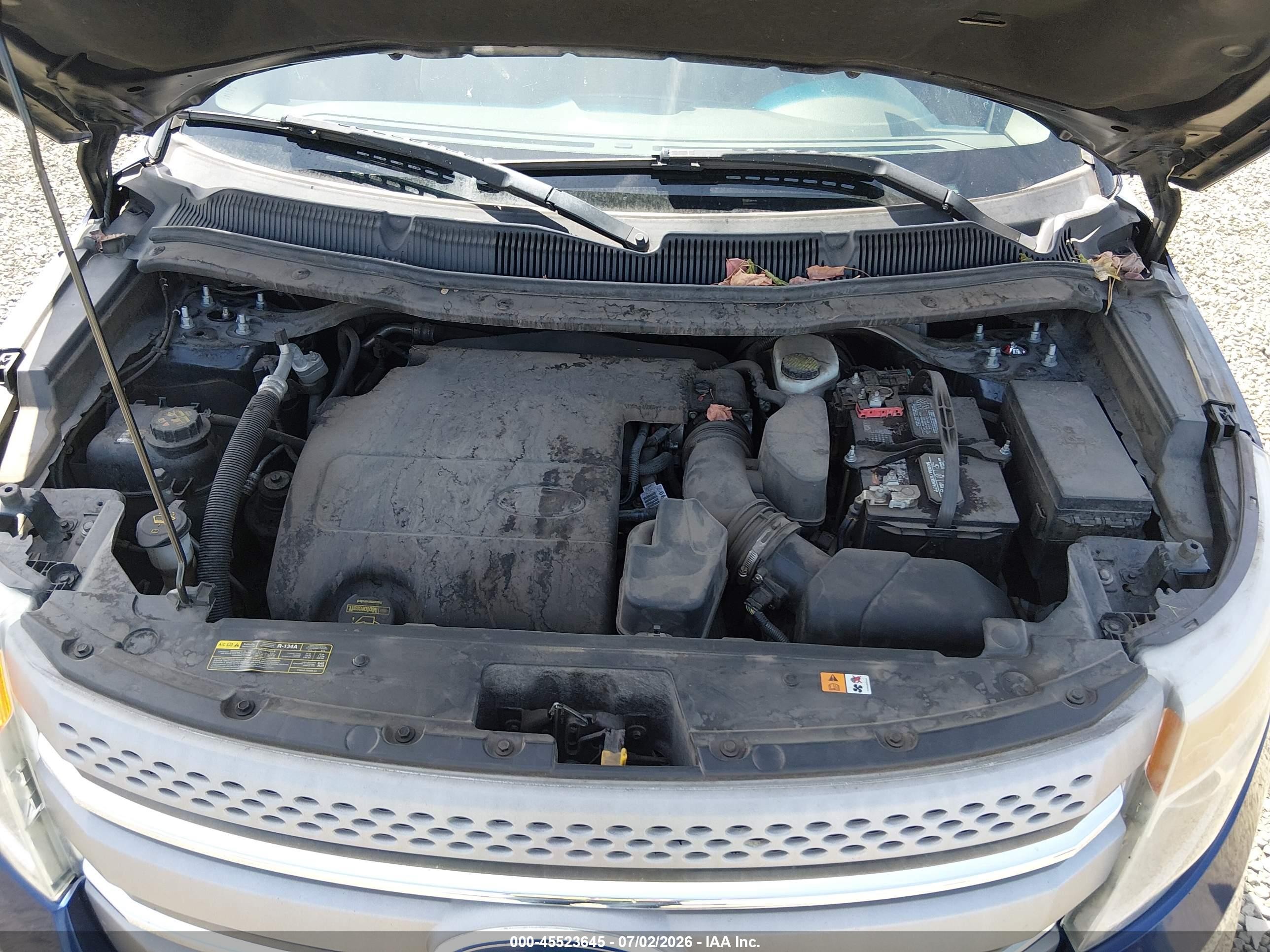 2011 Ford Explorer   Blue vin: 1FMHK7B83BGA43391