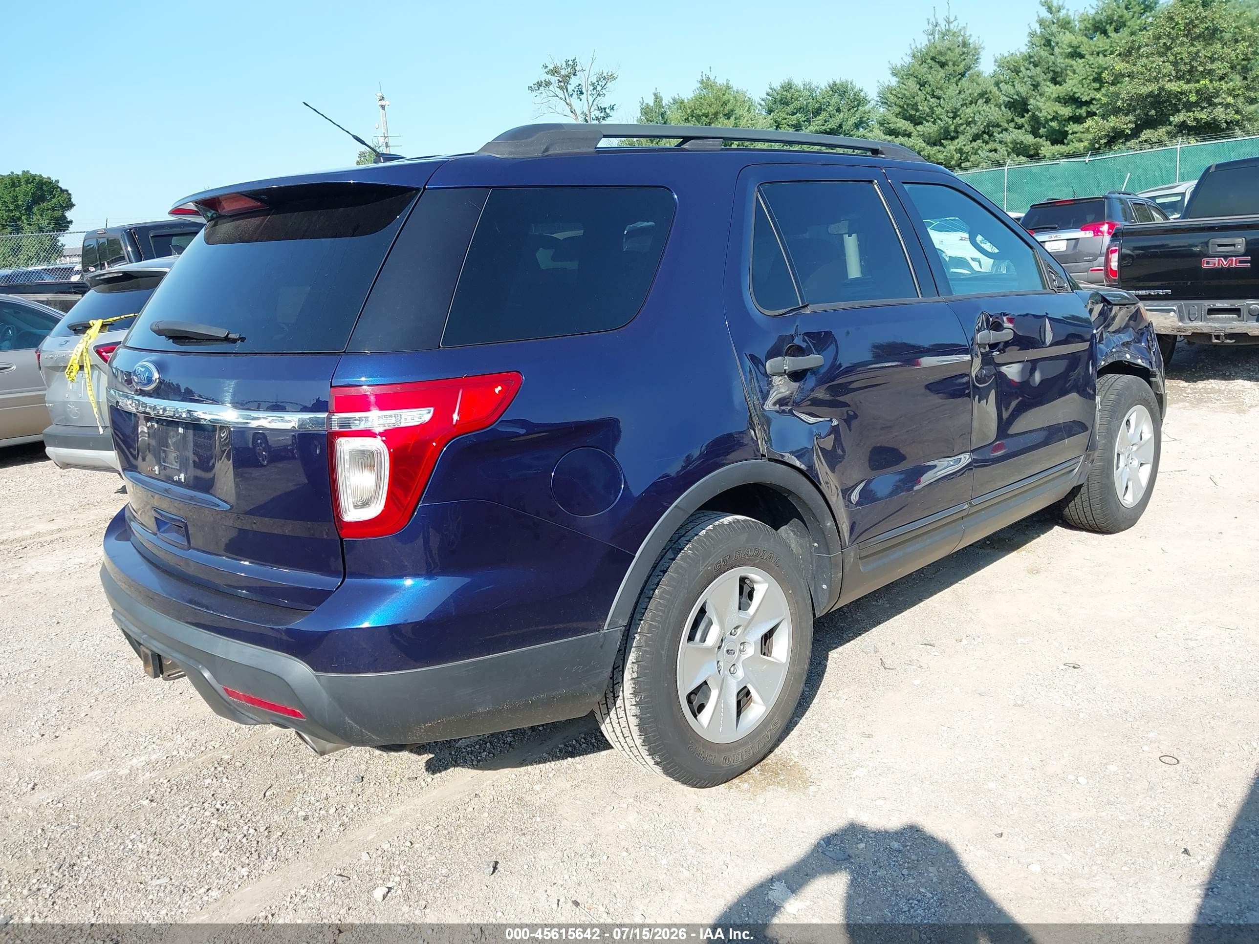2011 Ford Explorer   Синий vin: 1FMHK7B84BGA76013