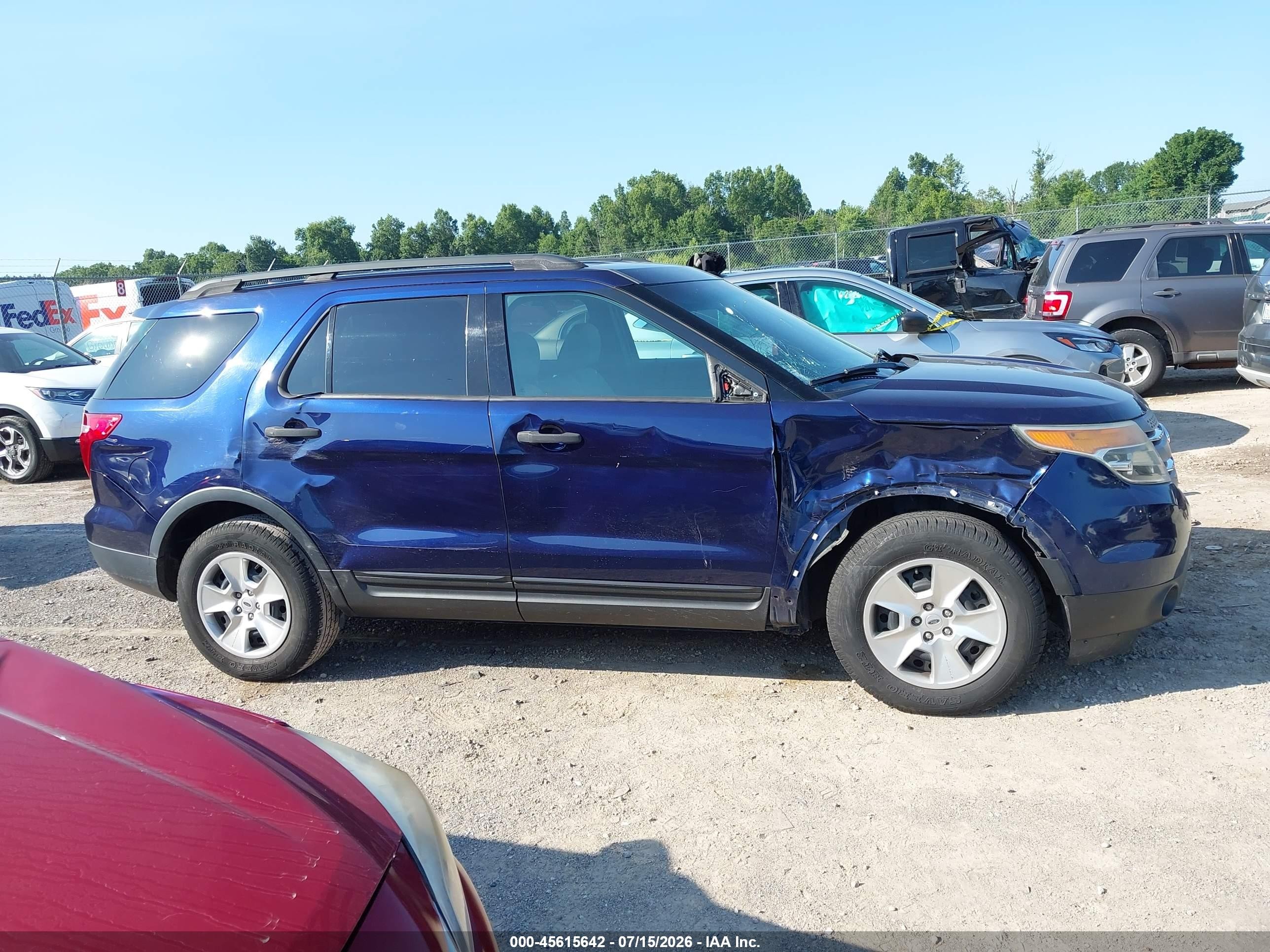 2011 Ford Explorer   Синий vin: 1FMHK7B84BGA76013