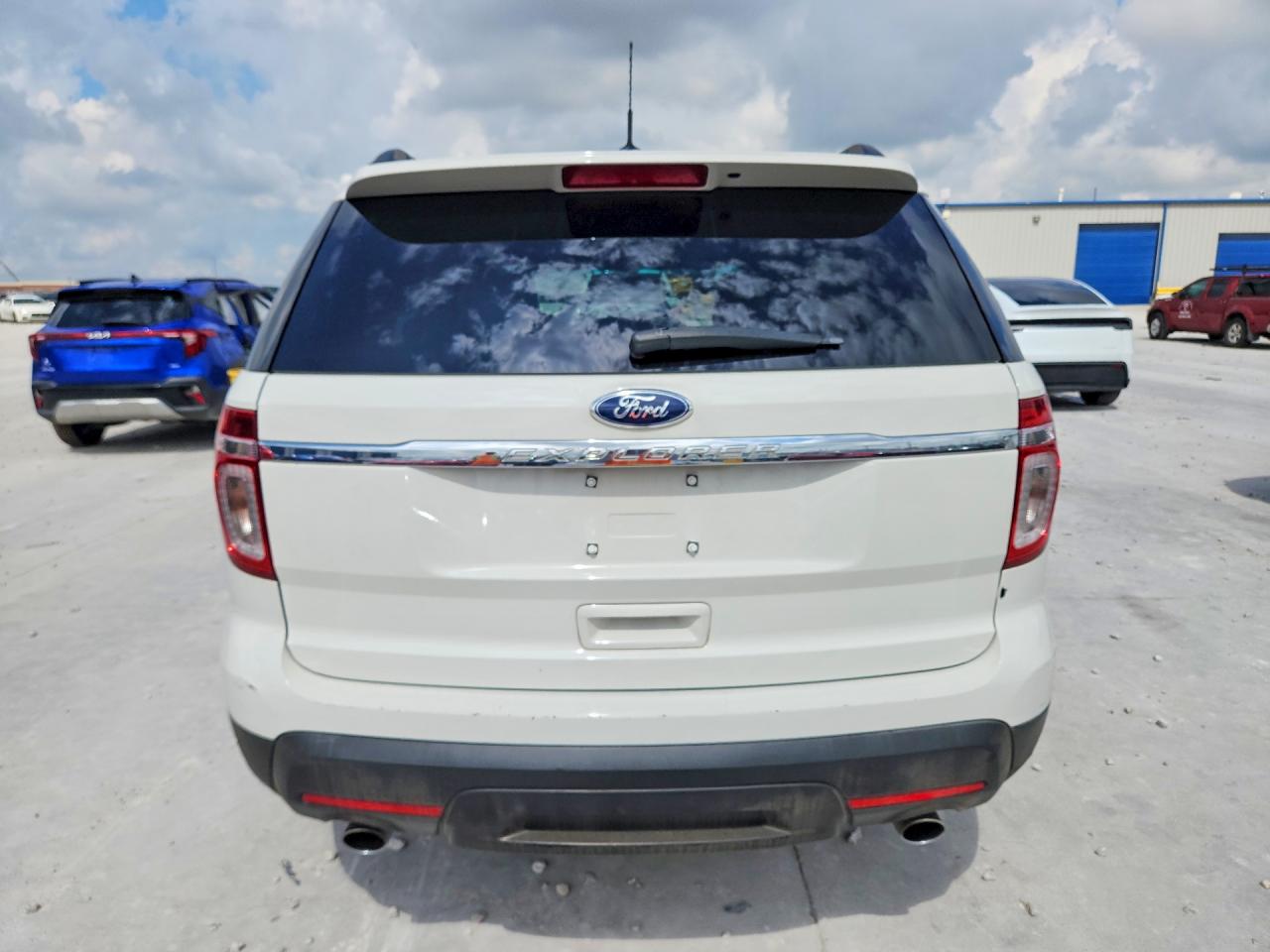 2012 Ford Explorer Белый vin: 1FMHK7B84CGA82900