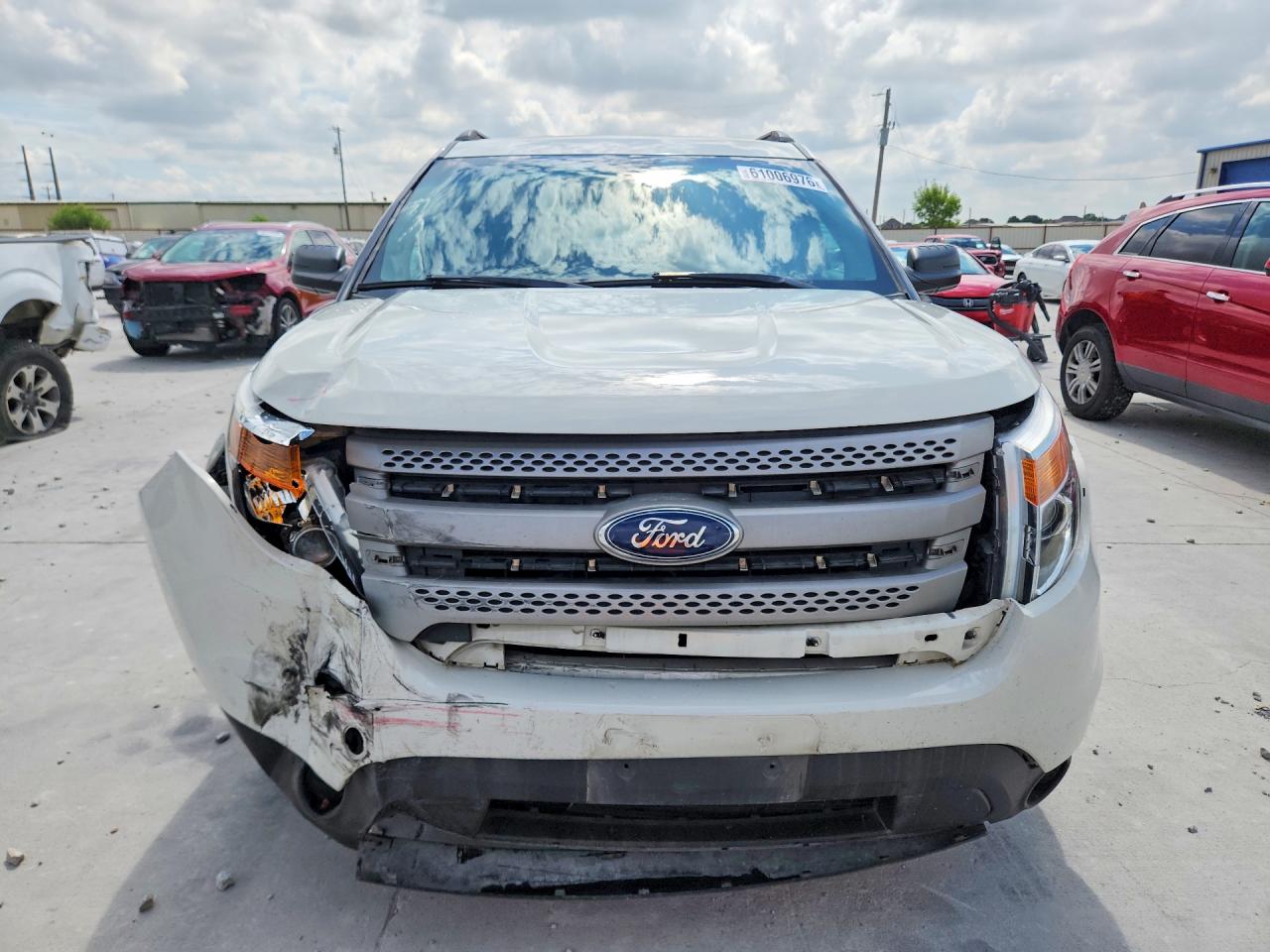 2012 Ford Explorer Белый vin: 1FMHK7B84CGA82900