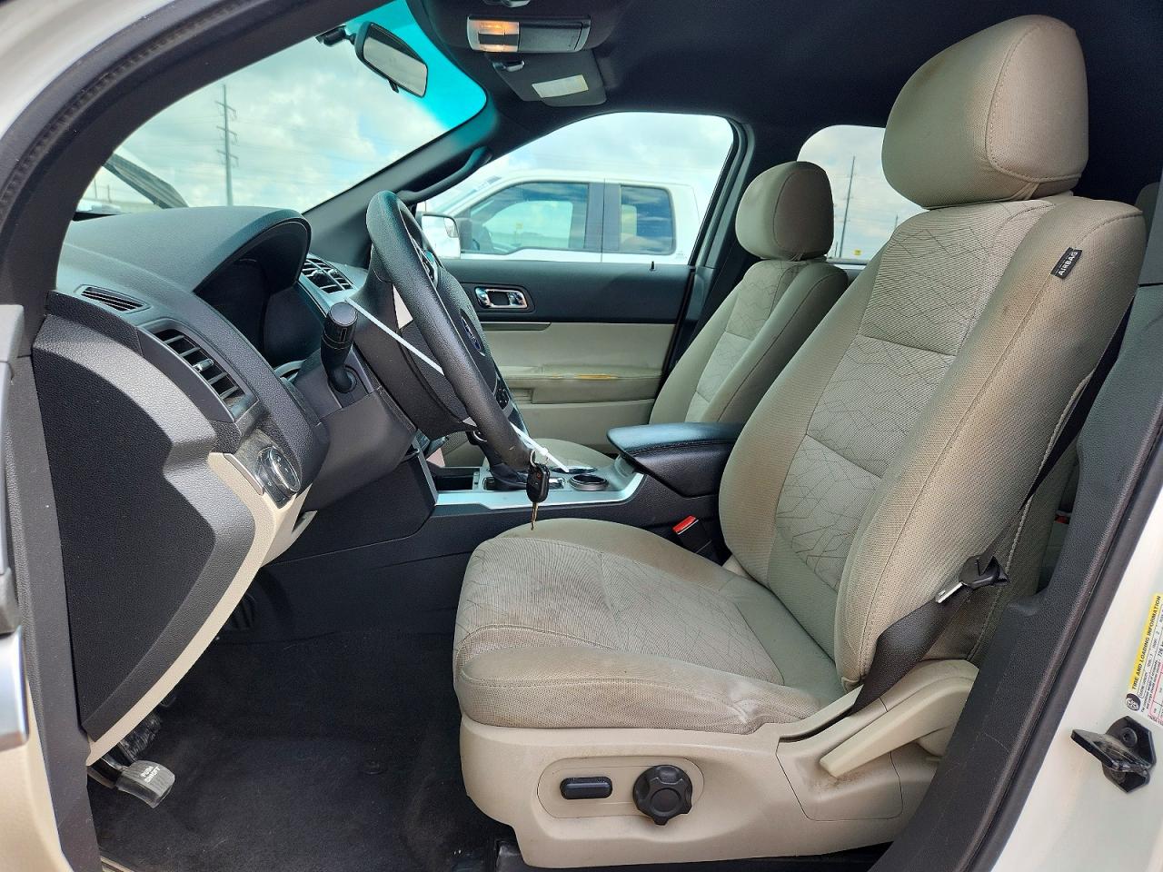 2012 Ford Explorer Белый vin: 1FMHK7B84CGA82900