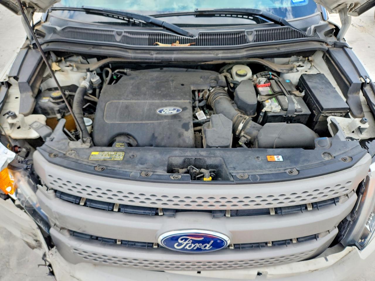 2012 Ford Explorer Белый vin: 1FMHK7B84CGA82900